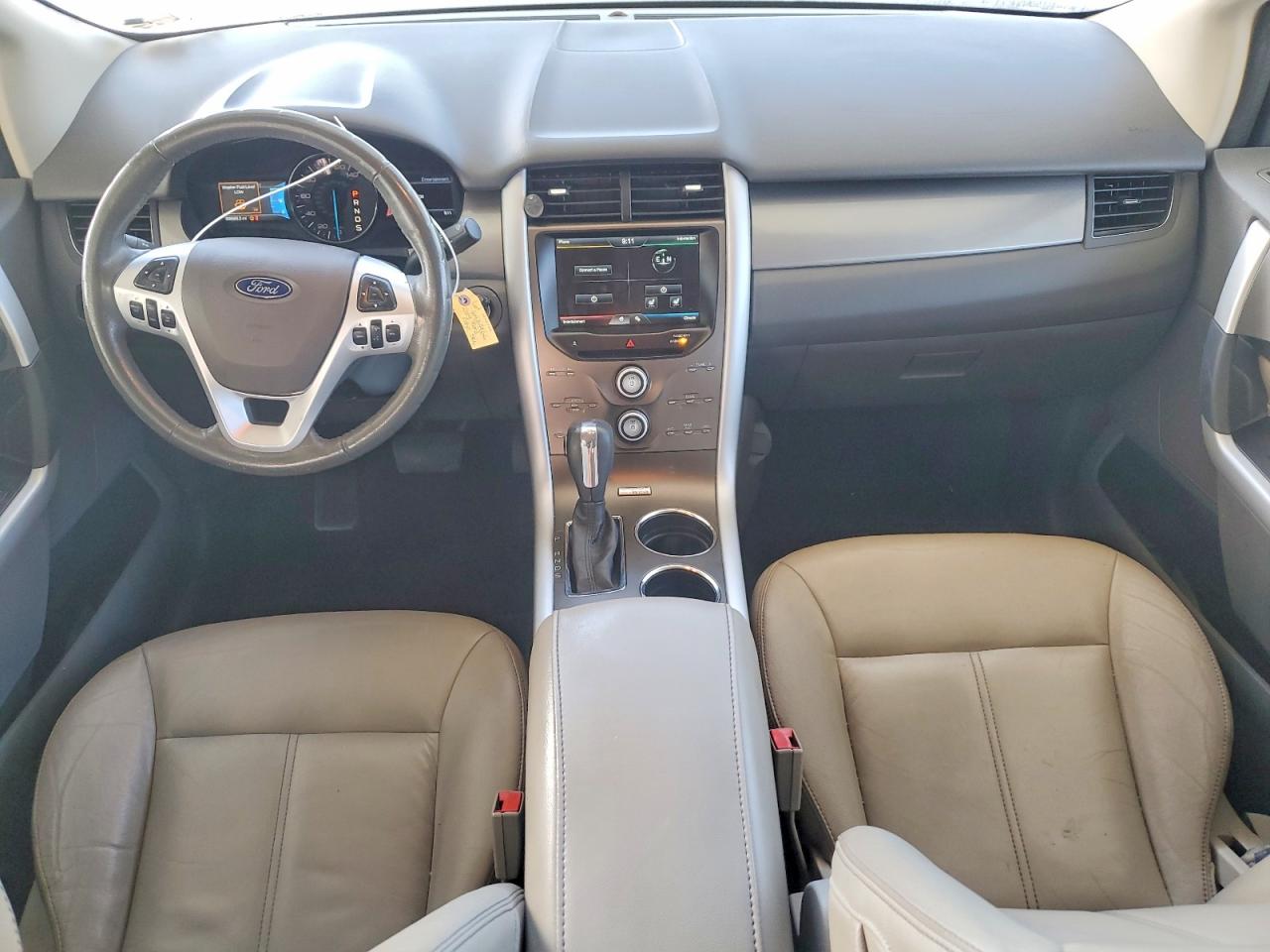 2014 Ford Edge Sel White vin: 2FMDK4JC8EBB47549