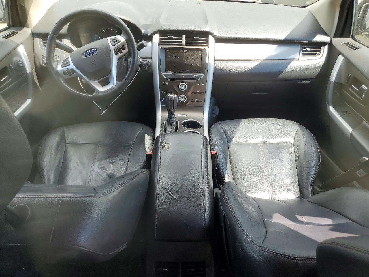 2014 Ford Edge Sel White vin: 2FMDK4JC8EBB59281