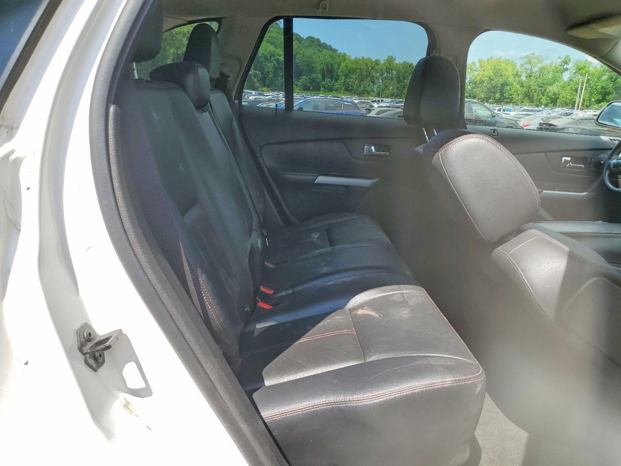 2014 Ford Edge Sel White vin: 2FMDK4JC8EBB59281