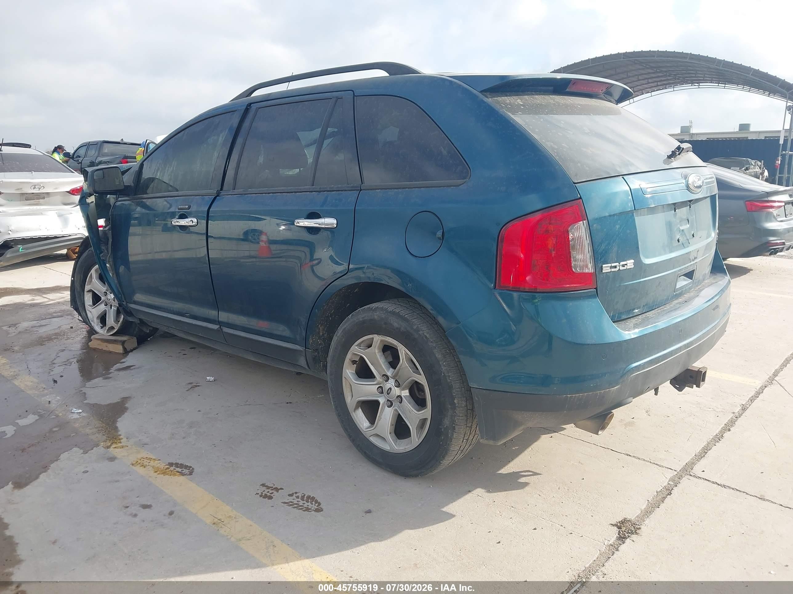 2011 Ford Edge Sel Синий vin: 2FMDK4JC9BBA22426