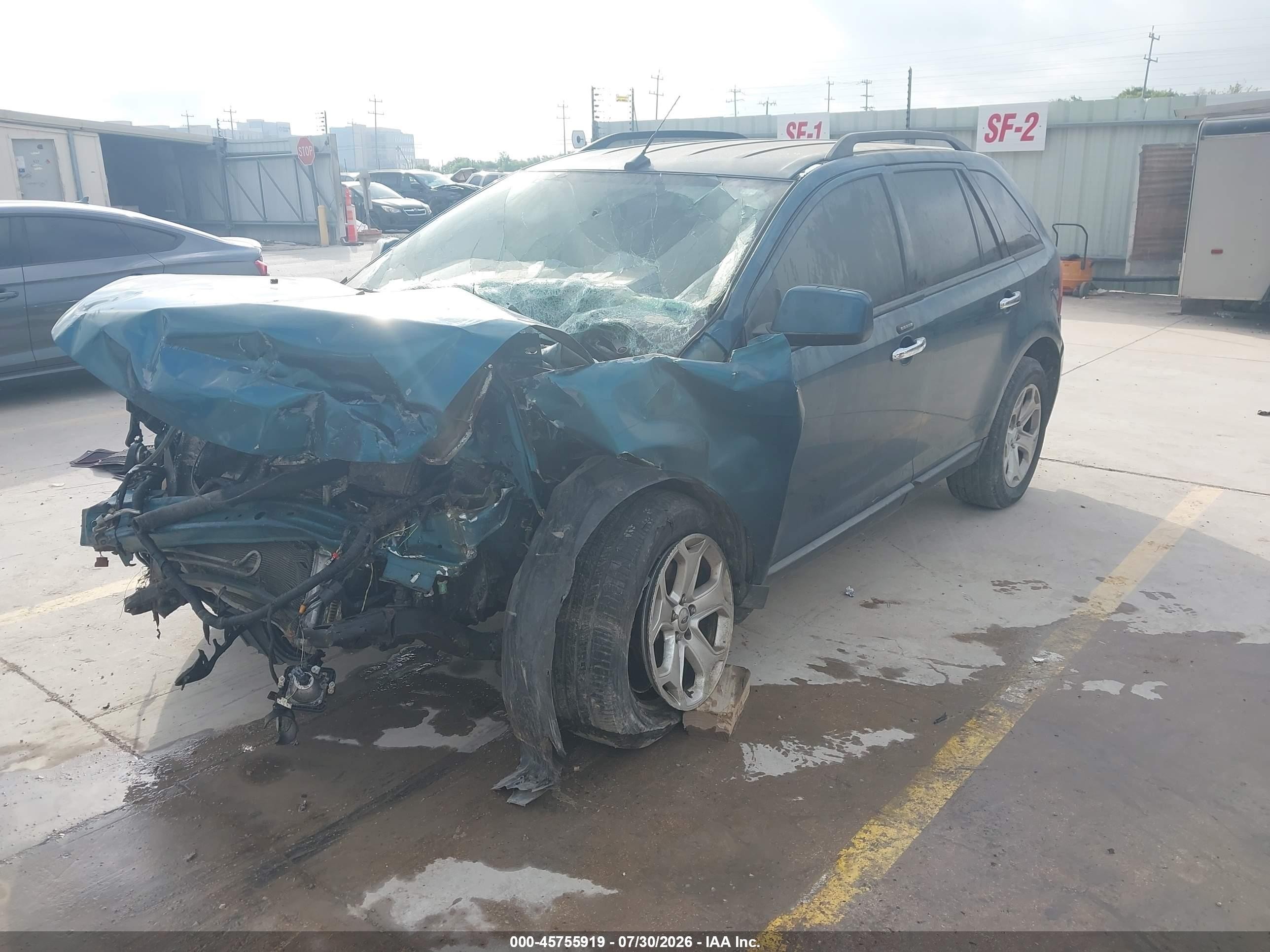 2011 Ford Edge Sel Синий vin: 2FMDK4JC9BBA22426