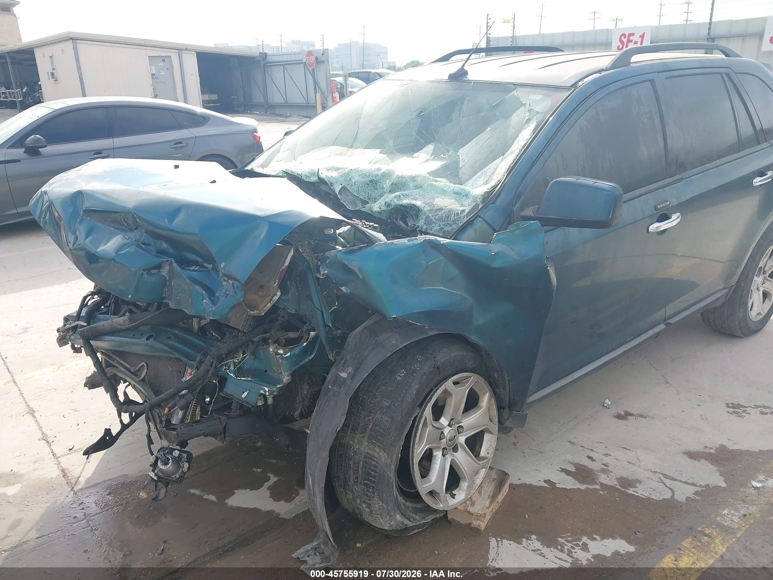 2011 Ford Edge Sel Синий vin: 2FMDK4JC9BBA22426