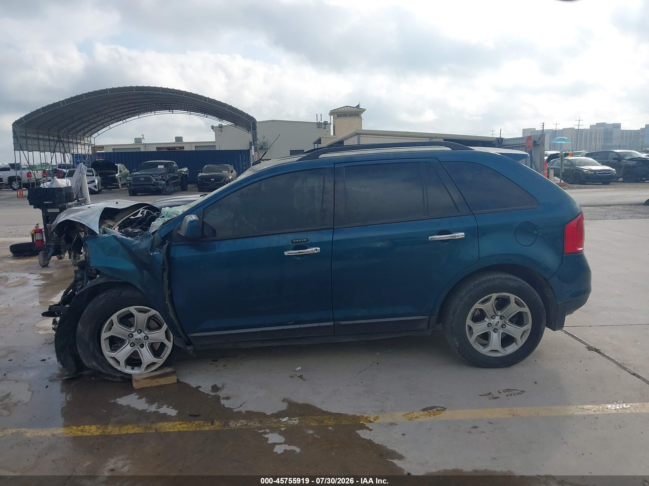 2011 Ford Edge Sel Синий vin: 2FMDK4JC9BBA22426