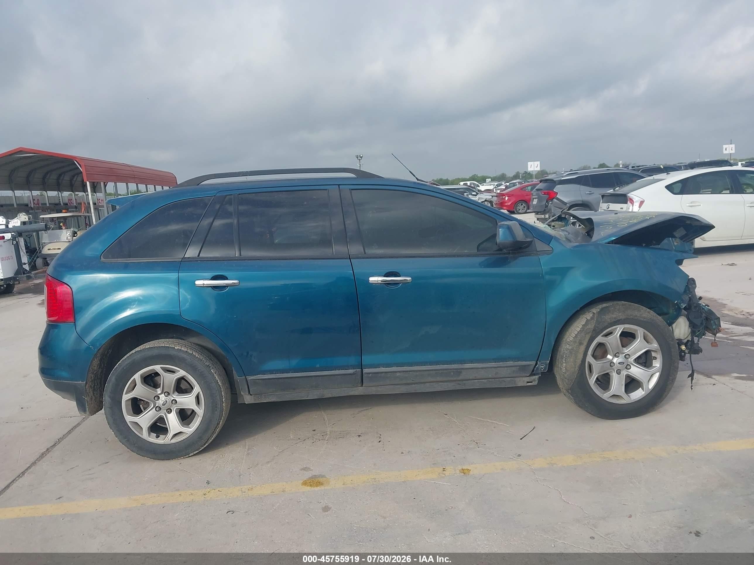 2011 Ford Edge Sel Синий vin: 2FMDK4JC9BBA22426