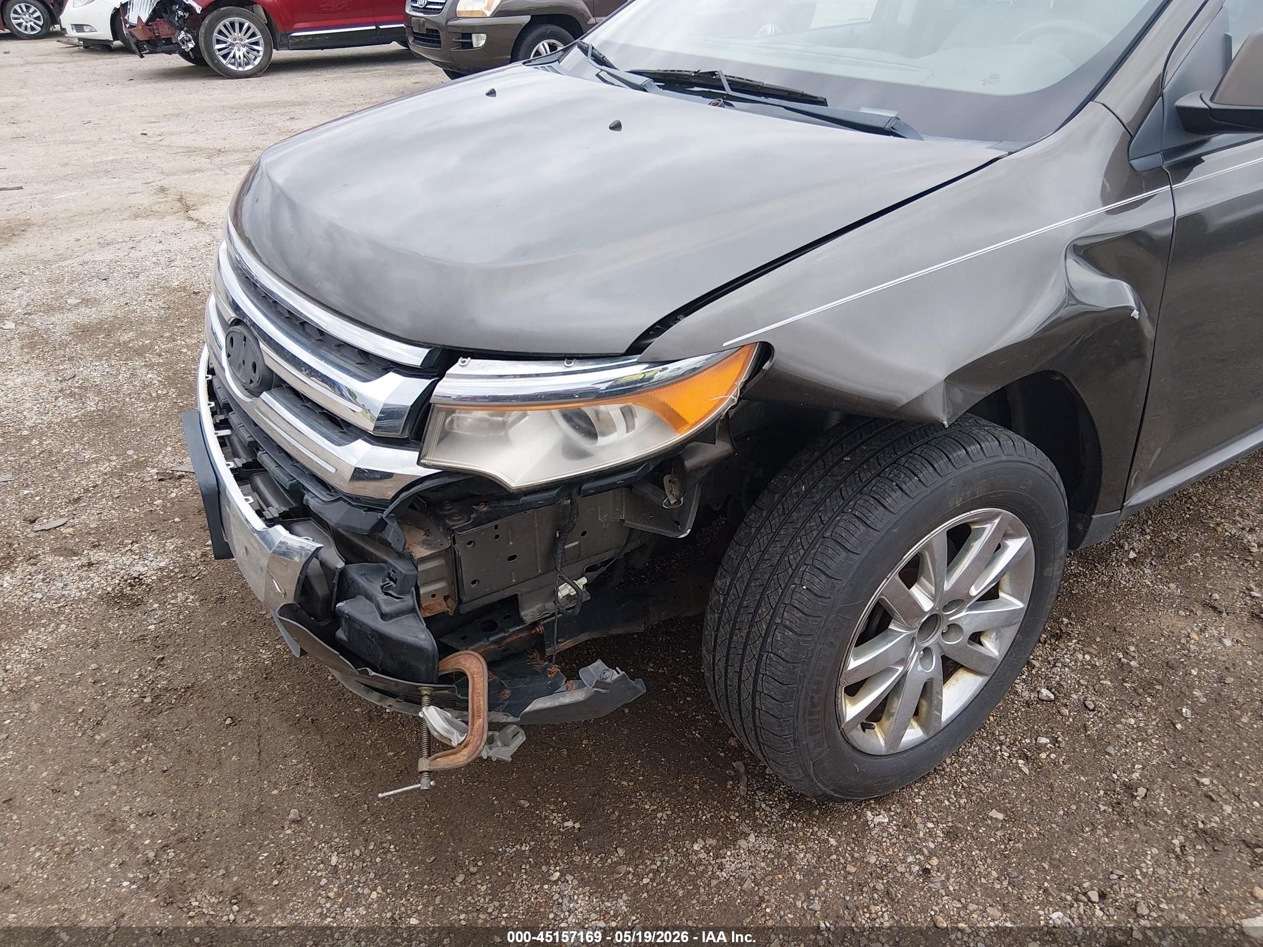 2011 Ford Edge Sel Gray vin: 2FMDK4JC9BBA30428