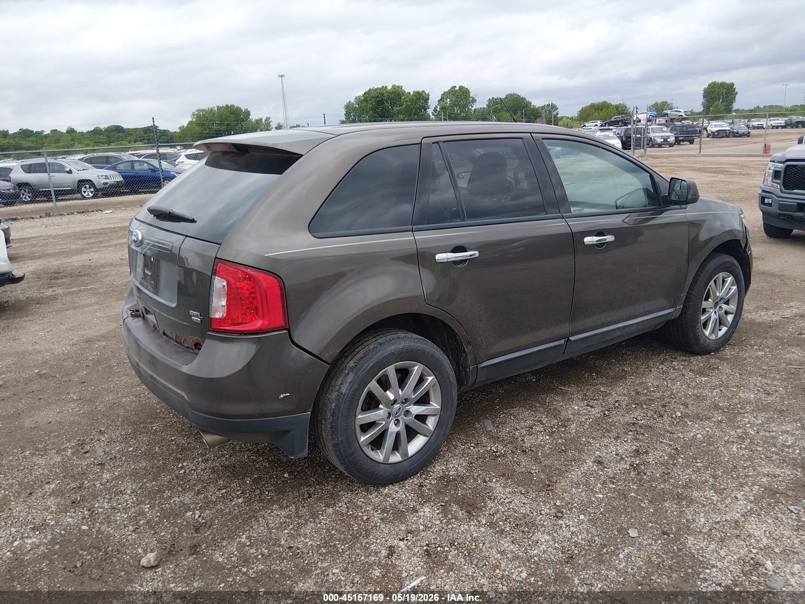 2011 Ford Edge Sel Gray vin: 2FMDK4JC9BBA30428