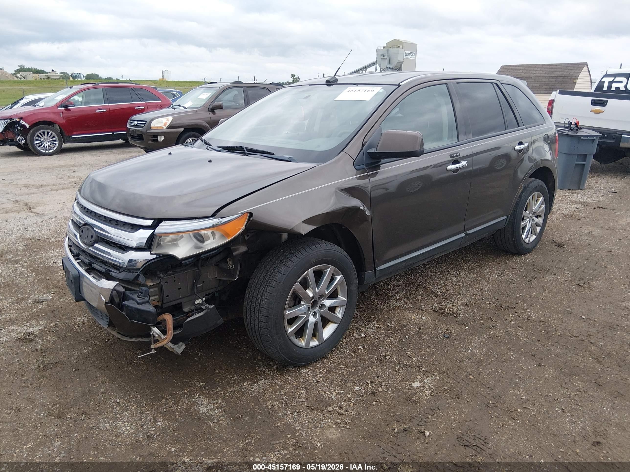 2011 Ford Edge Sel Gray vin: 2FMDK4JC9BBA30428