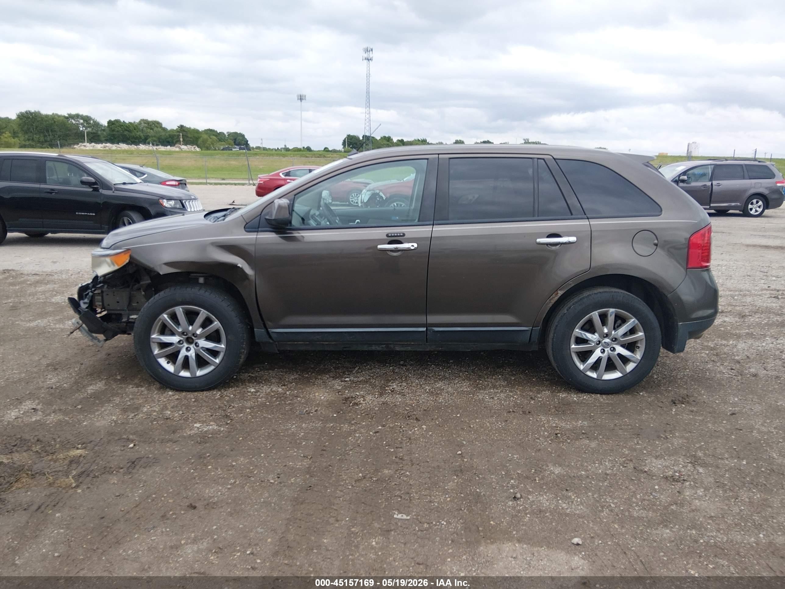 2011 Ford Edge Sel Gray vin: 2FMDK4JC9BBA30428