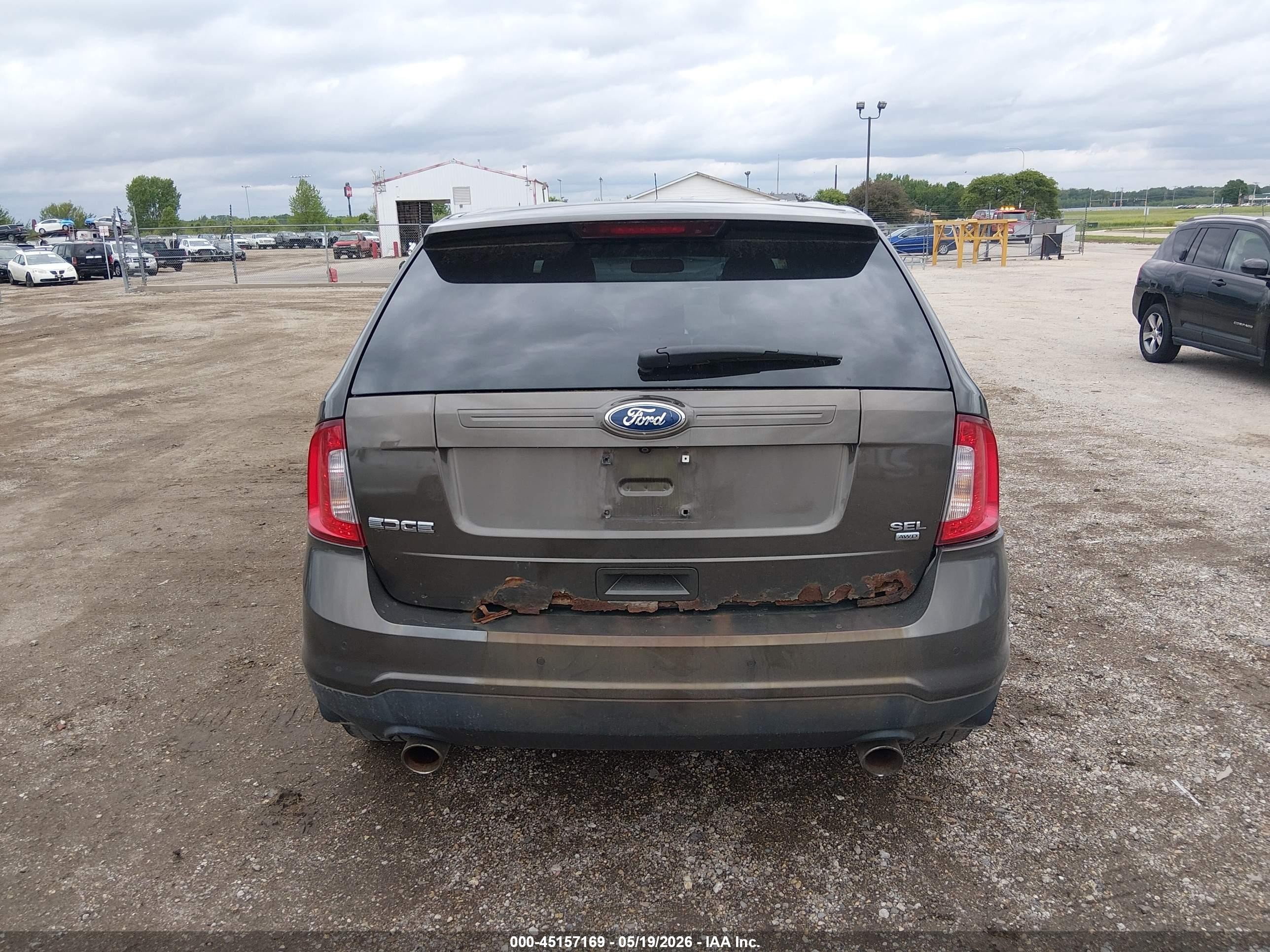 2011 Ford Edge Sel Gray vin: 2FMDK4JC9BBA30428