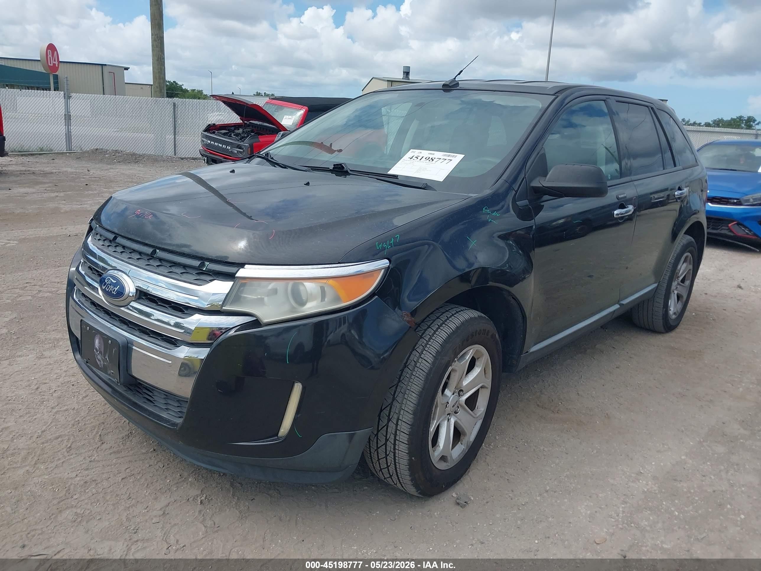 2011 Ford Edge Sel Black vin: 2FMDK4JC9BBA46046