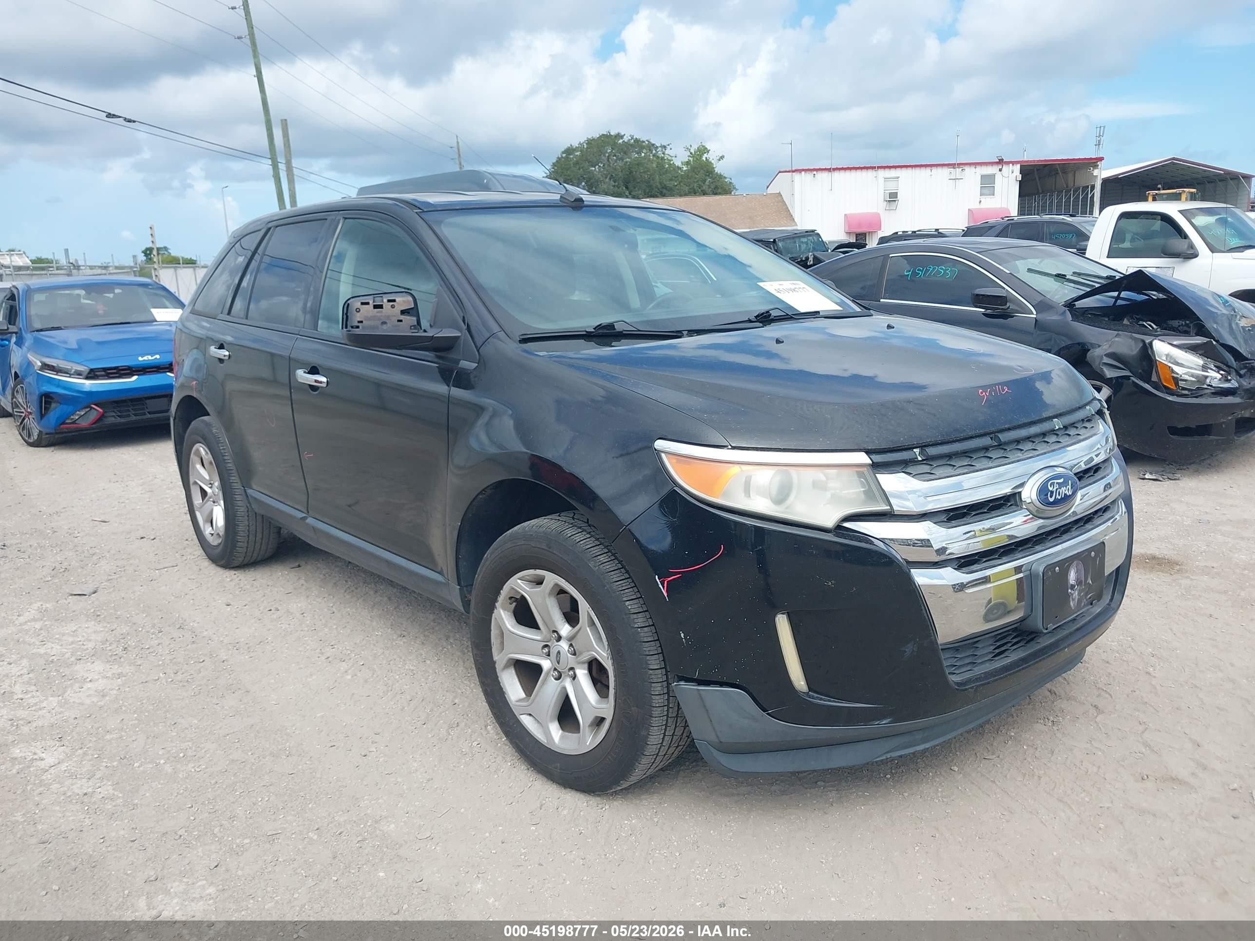 2011 Ford Edge Sel Black vin: 2FMDK4JC9BBA46046