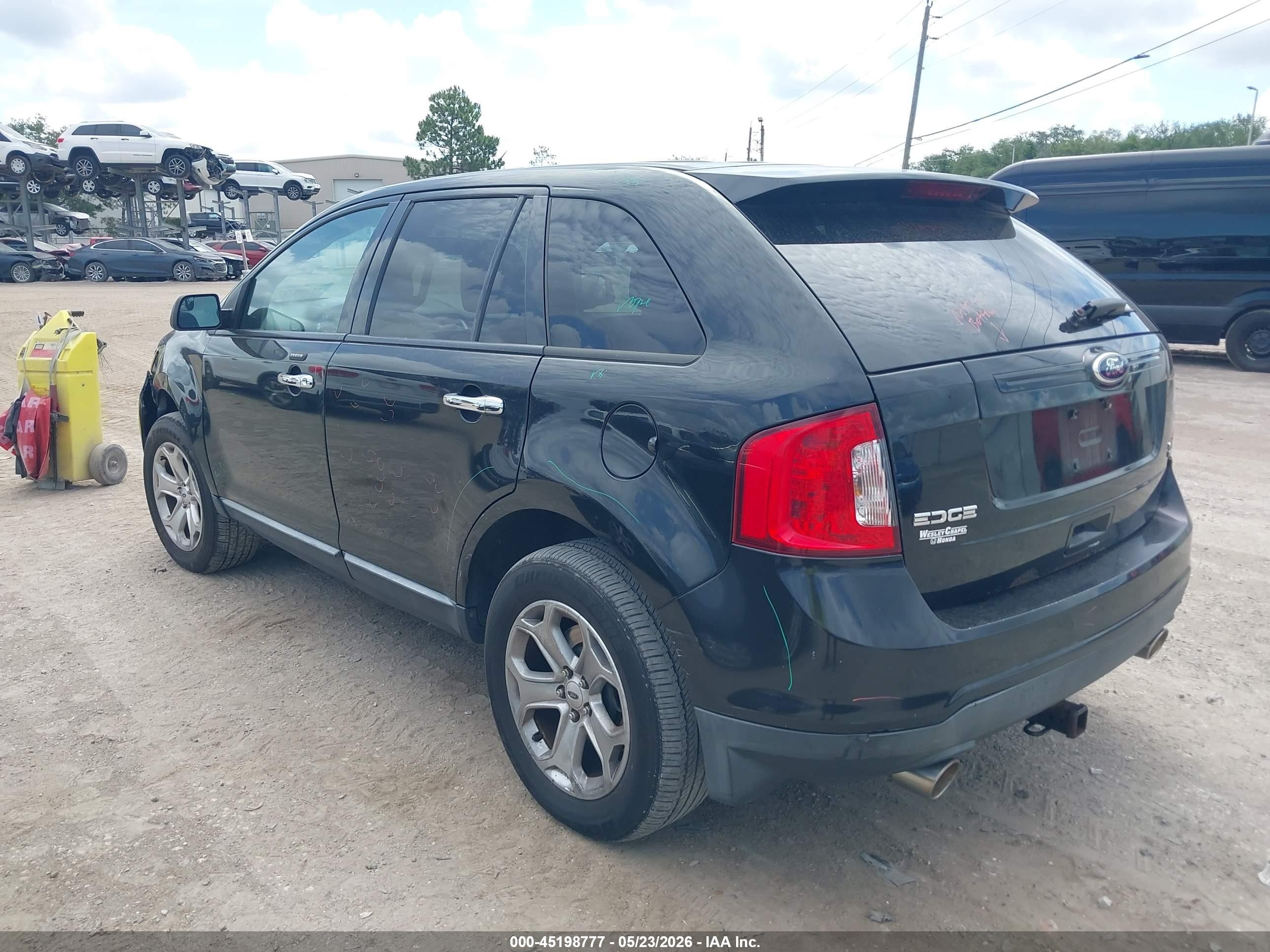 2011 Ford Edge Sel Black vin: 2FMDK4JC9BBA46046