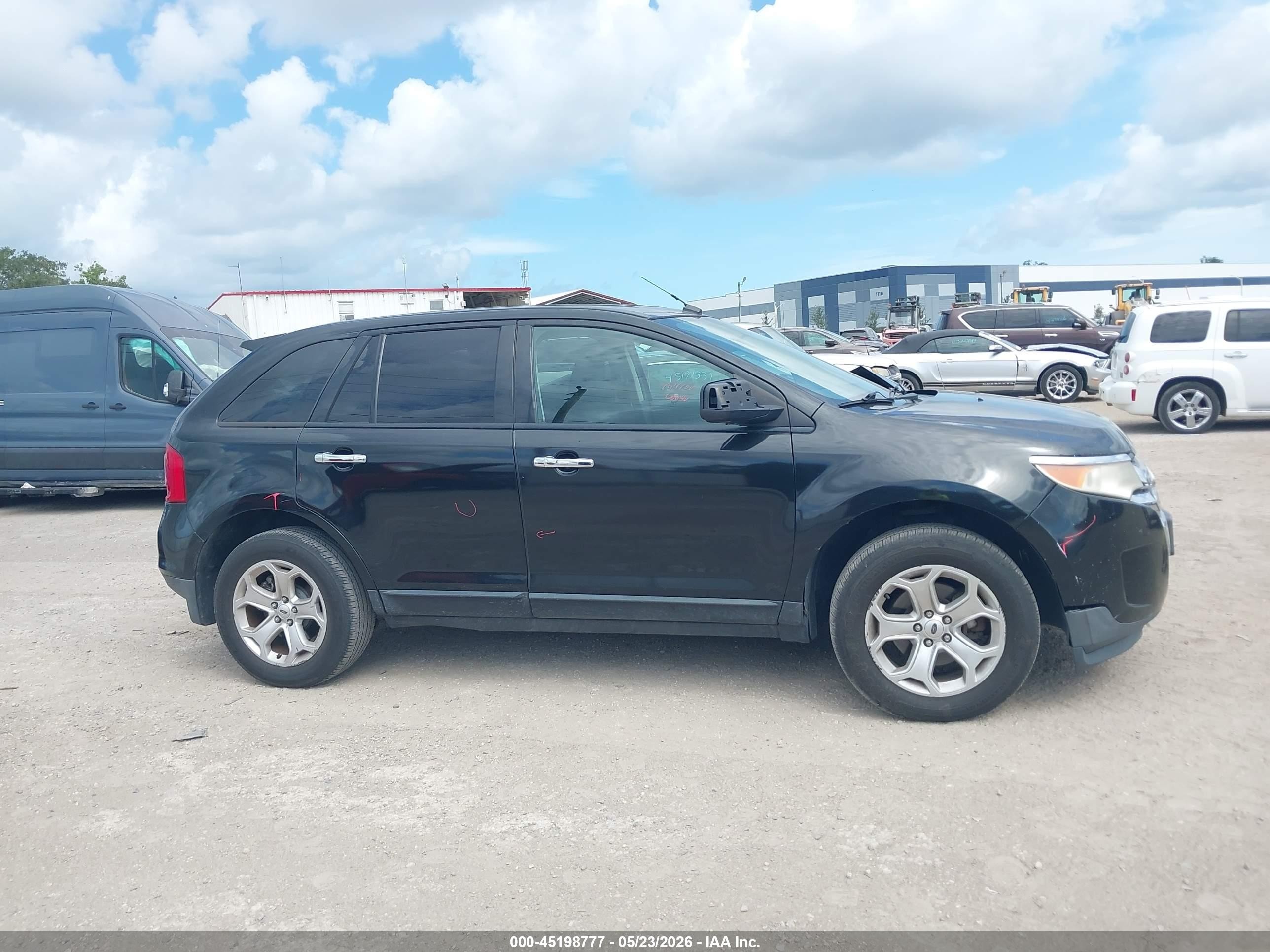 2011 Ford Edge Sel Black vin: 2FMDK4JC9BBA46046
