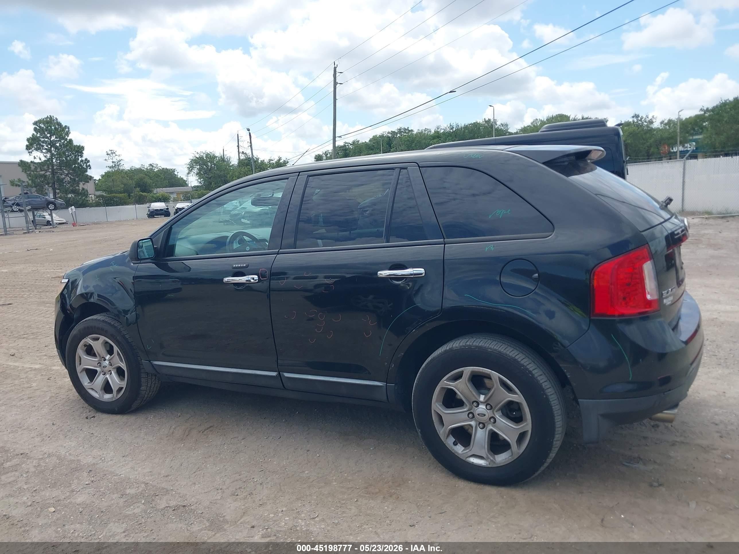 2011 Ford Edge Sel Black vin: 2FMDK4JC9BBA46046