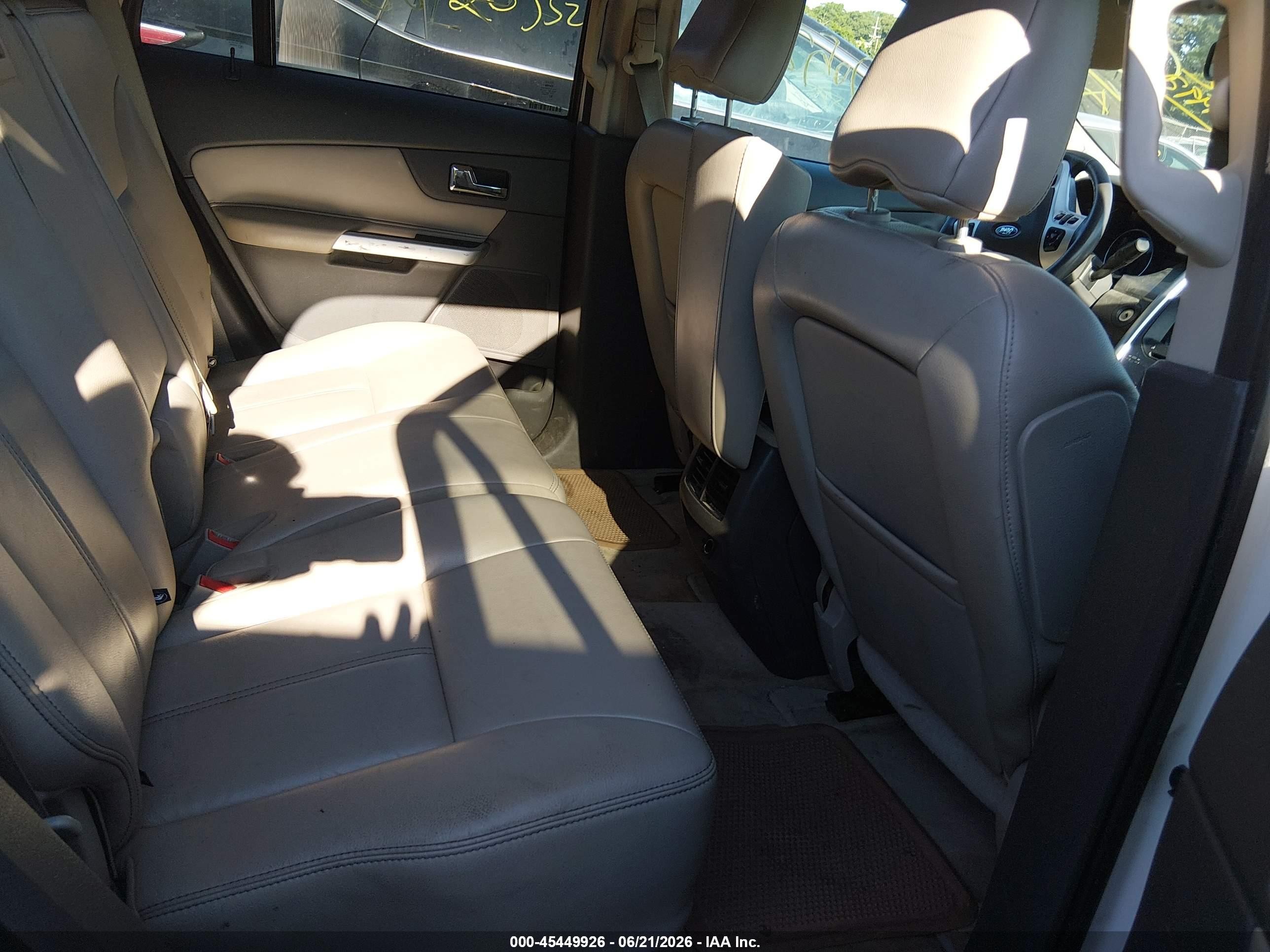 2011 Ford Edge Sel White vin: 2FMDK4JC9BBB63528