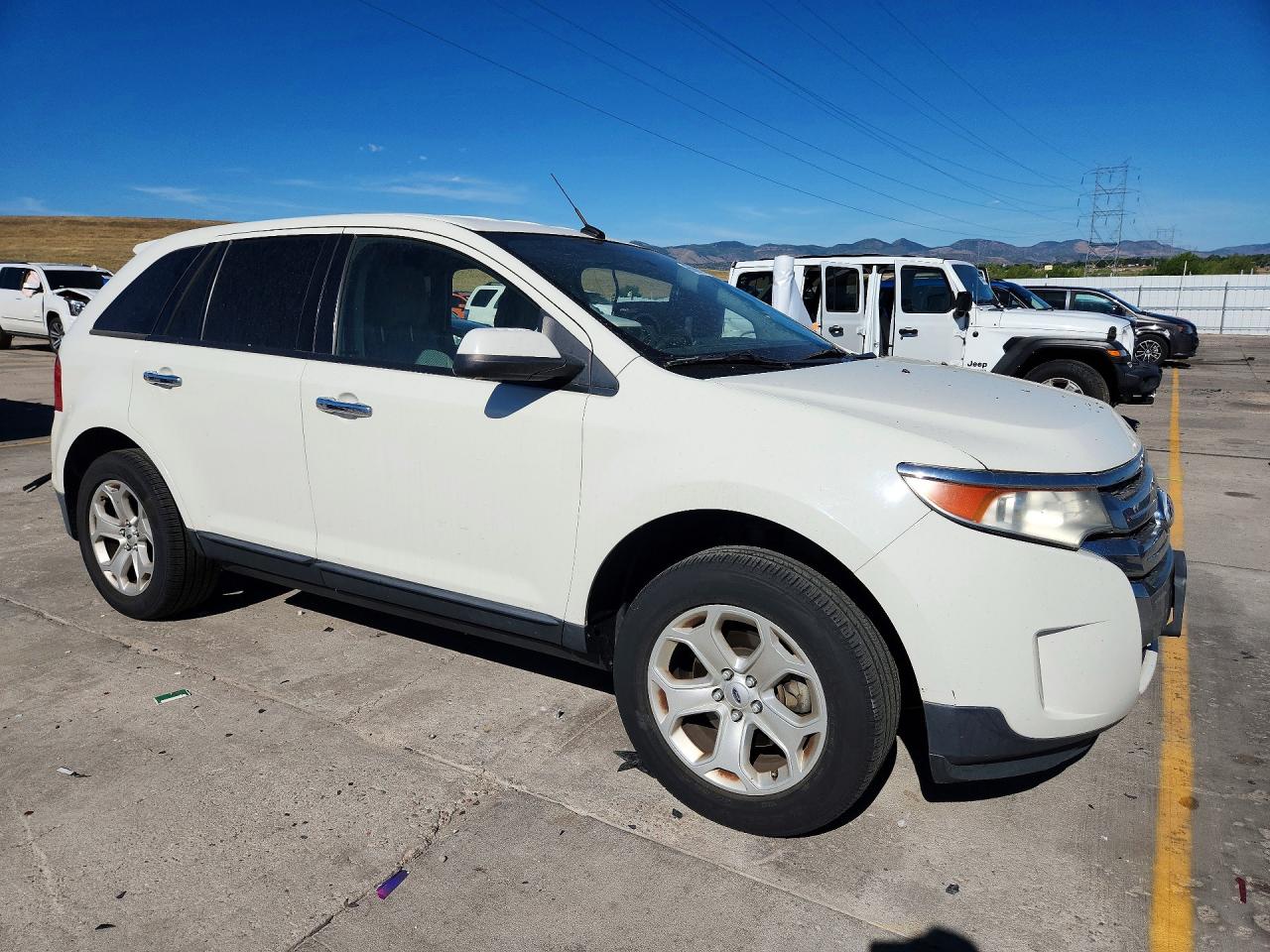 2011 Ford Edge Sel White vin: 2FMDK4JC9BBB68521