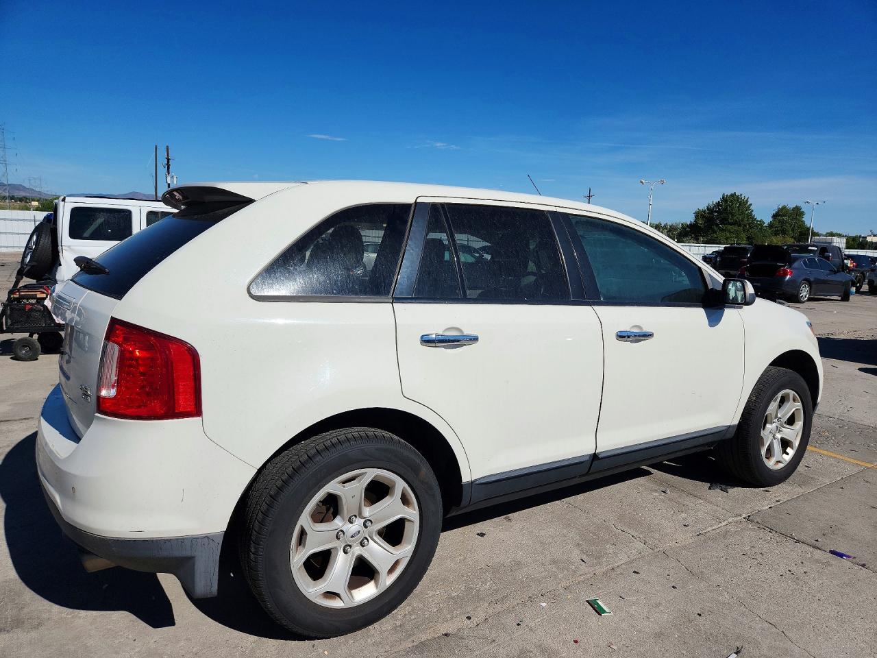 2011 Ford Edge Sel White vin: 2FMDK4JC9BBB68521