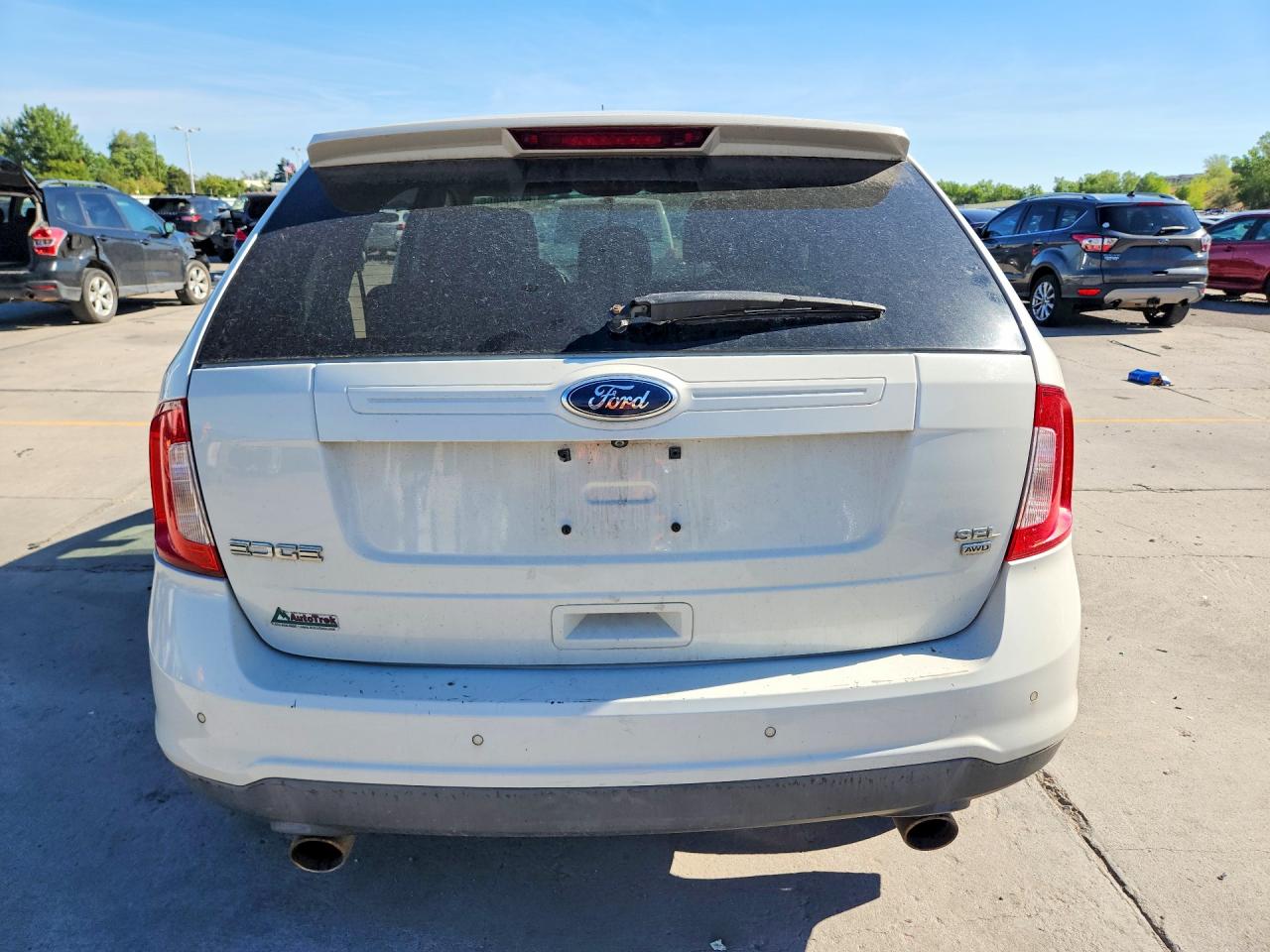 2011 Ford Edge Sel White vin: 2FMDK4JC9BBB68521
