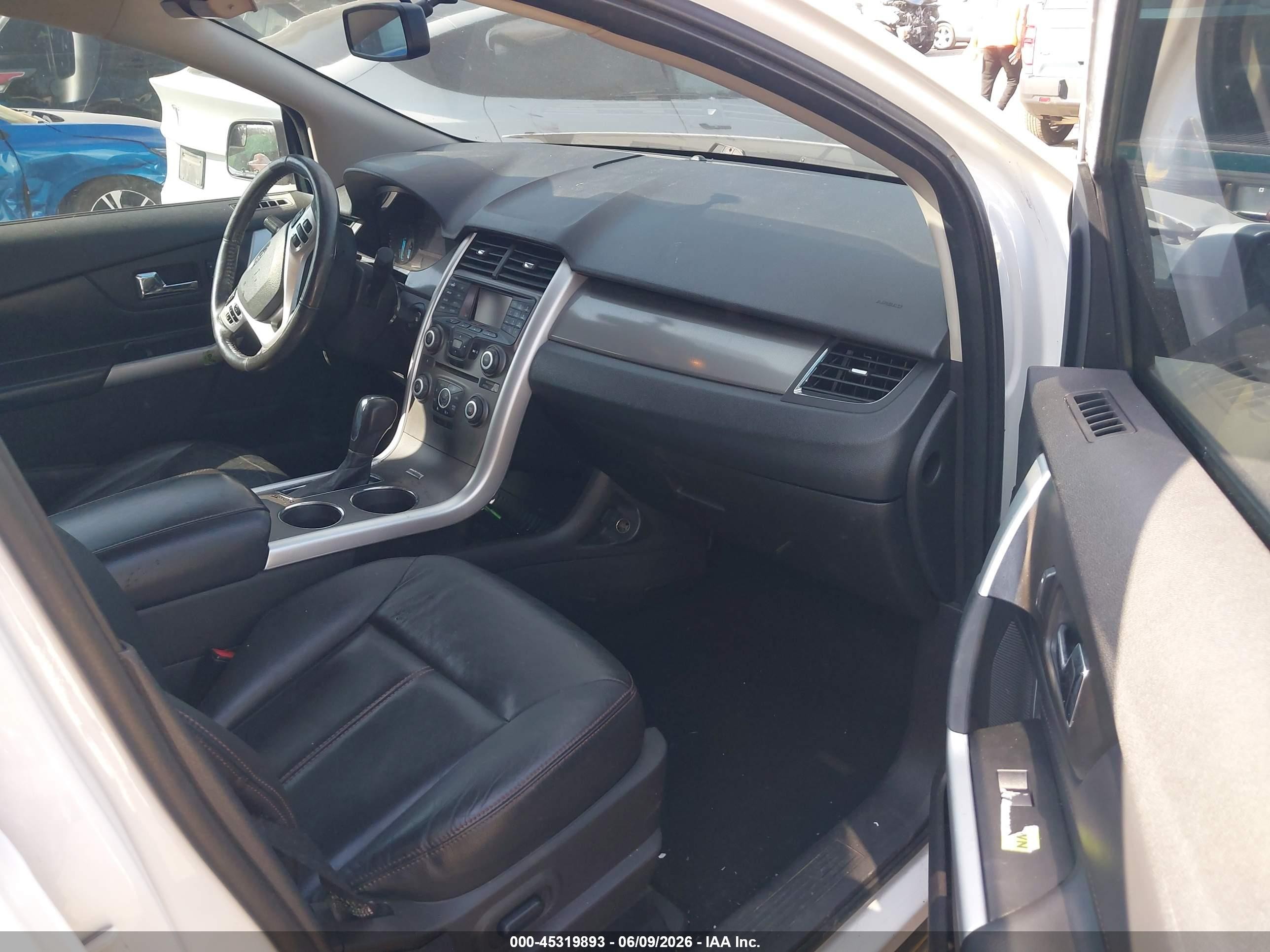 2012 Ford Edge Sel White vin: 2FMDK4JC9CBA36991