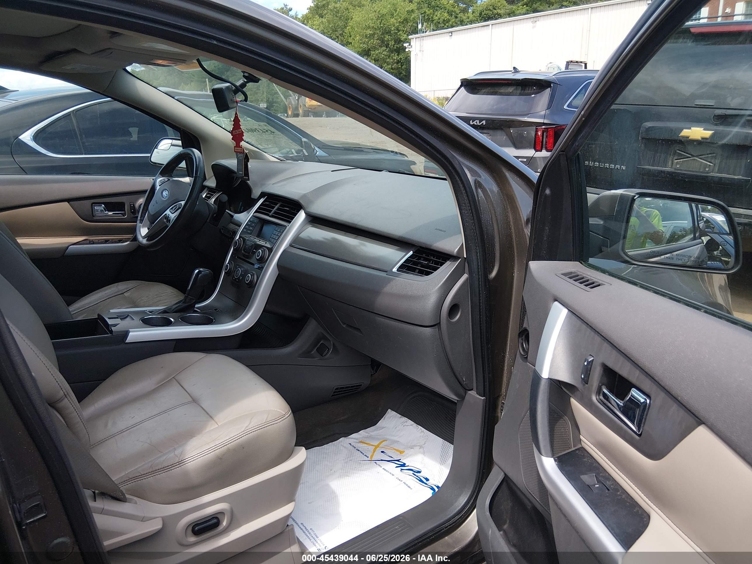 2012 Ford Edge Sel Gray vin: 2FMDK4JC9CBA54987