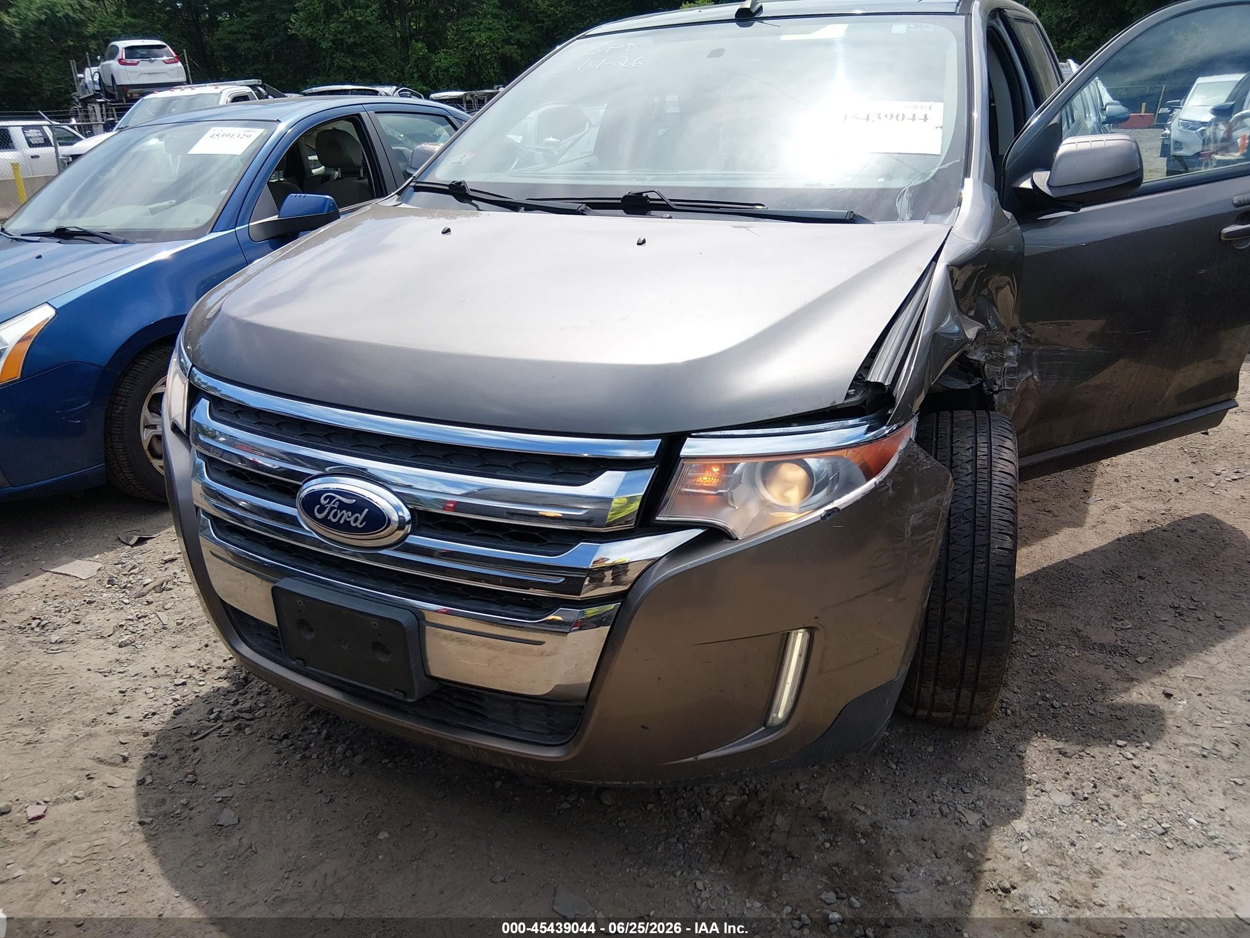 2012 Ford Edge Sel Gray vin: 2FMDK4JC9CBA54987