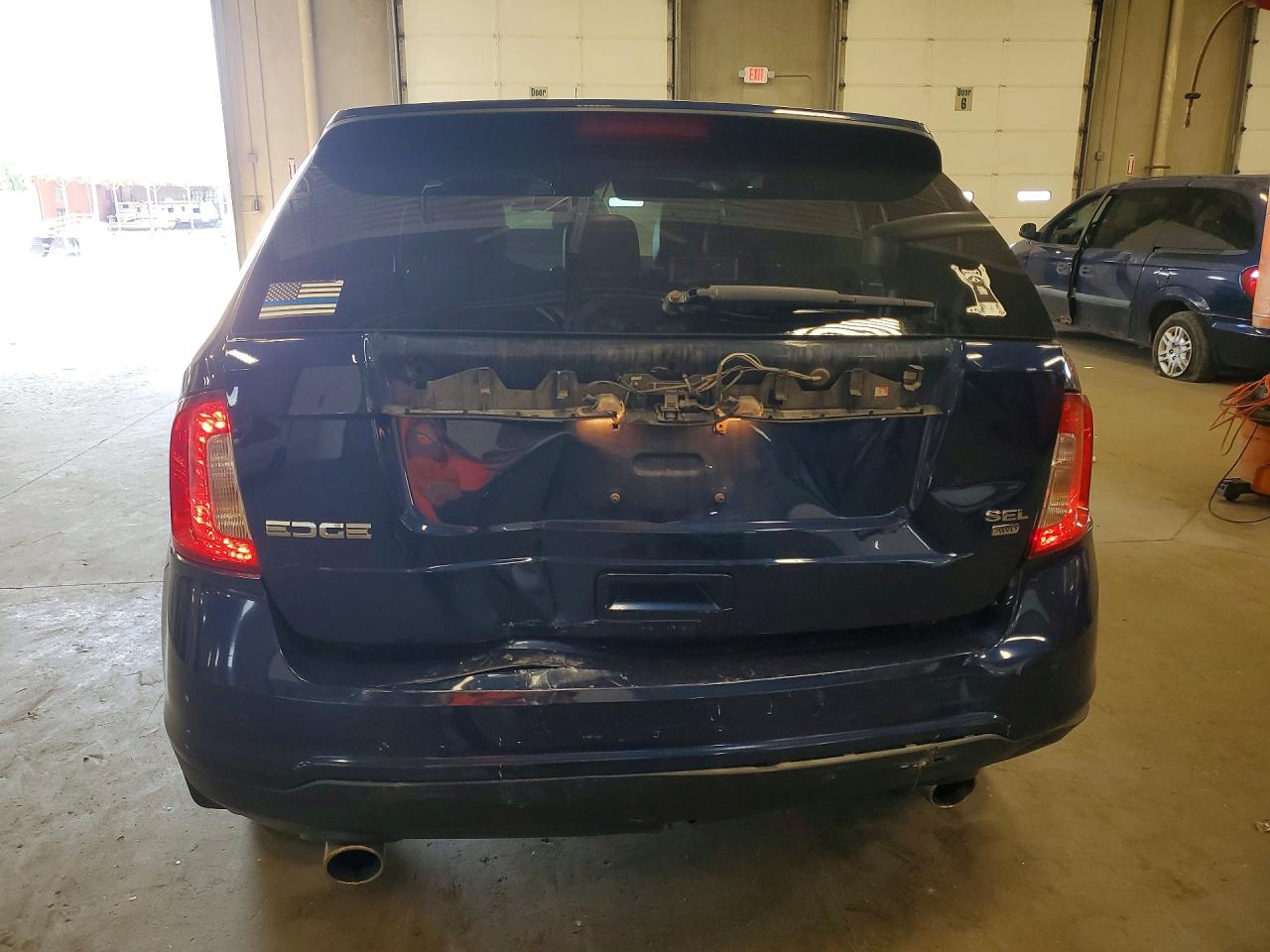 2012 Ford Edge Sel Синий vin: 2FMDK4JC9CBA68257