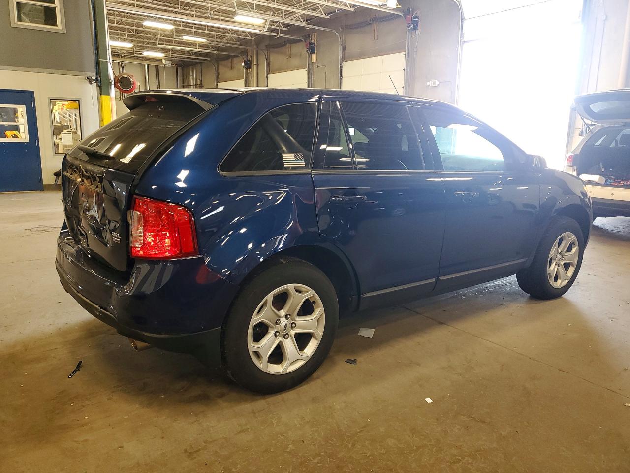 2012 Ford Edge Sel Синий vin: 2FMDK4JC9CBA68257