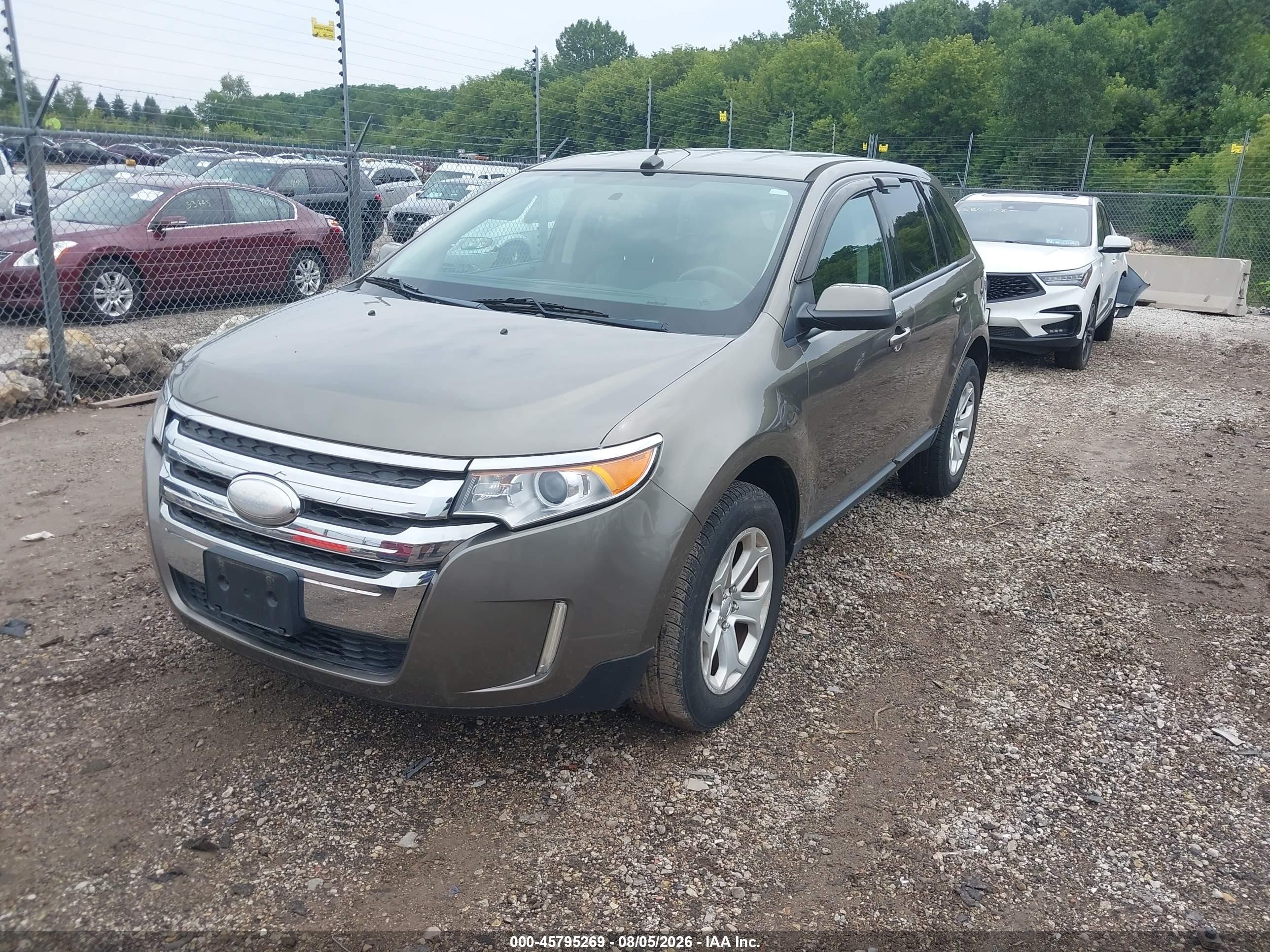 2012 Ford Edge Sel Gold vin: 2FMDK4JC9CBA68503