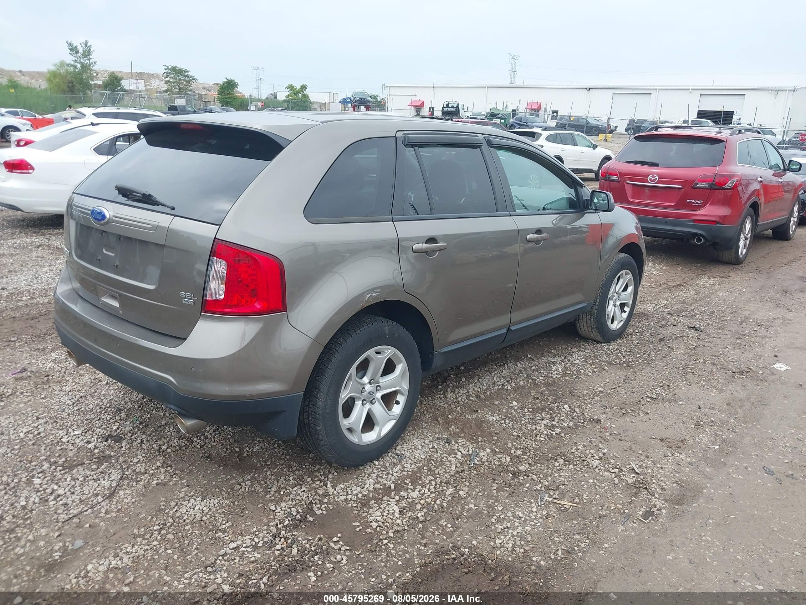 2012 Ford Edge Sel Gold vin: 2FMDK4JC9CBA68503