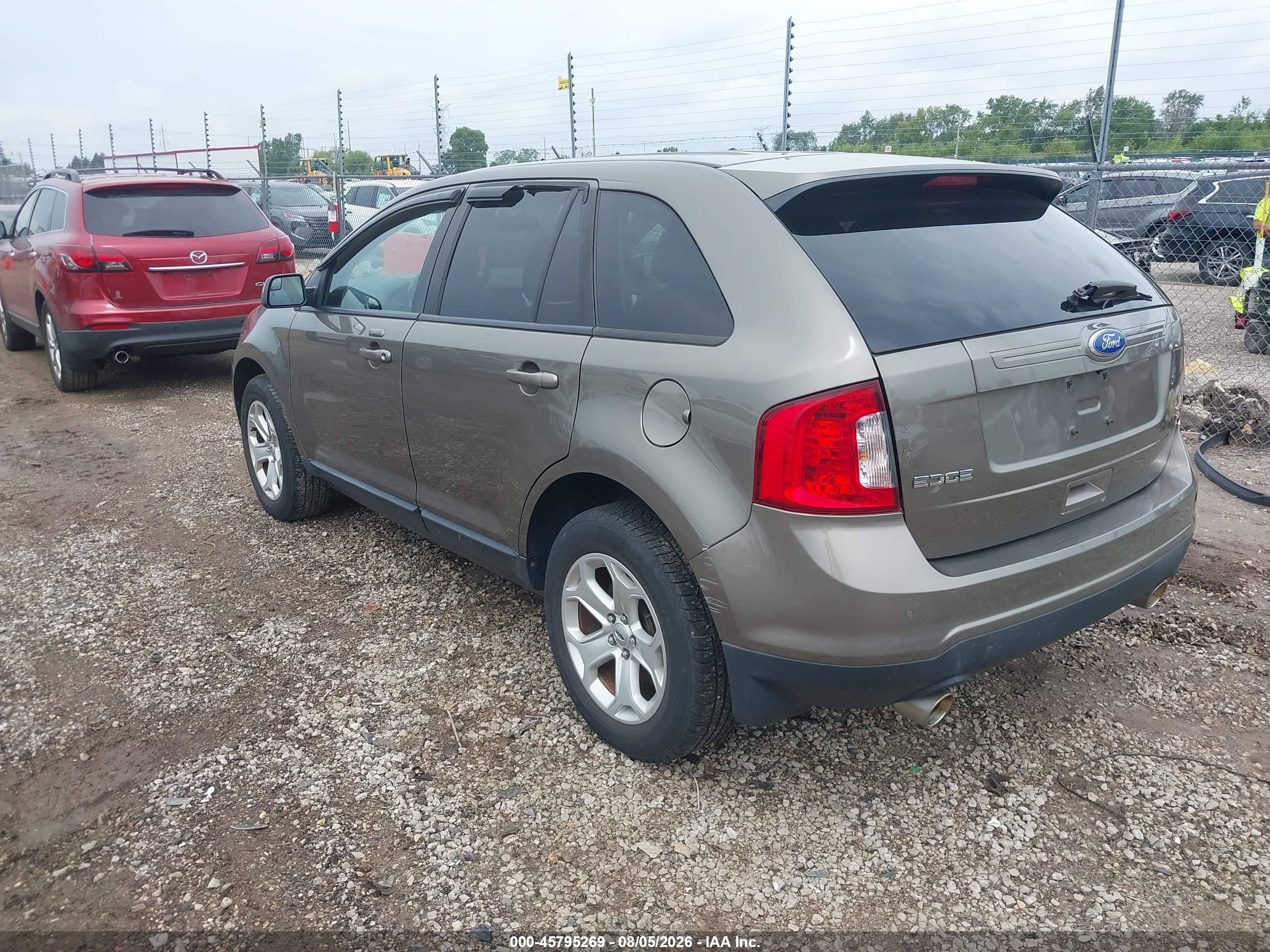 2012 Ford Edge Sel Gold vin: 2FMDK4JC9CBA68503