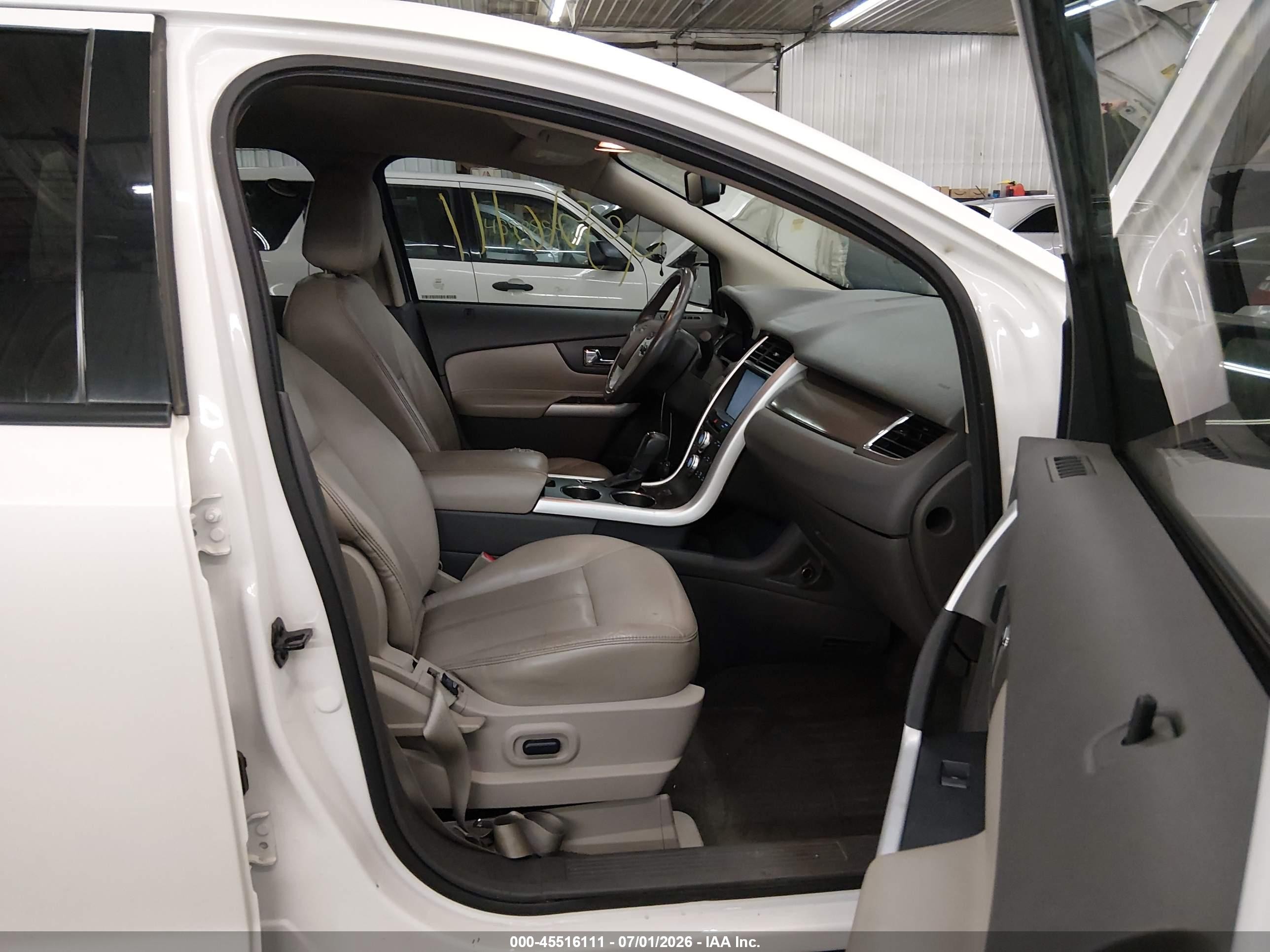 2013 Ford Edge Sel Белый vin: 2FMDK4JC9DBA25930