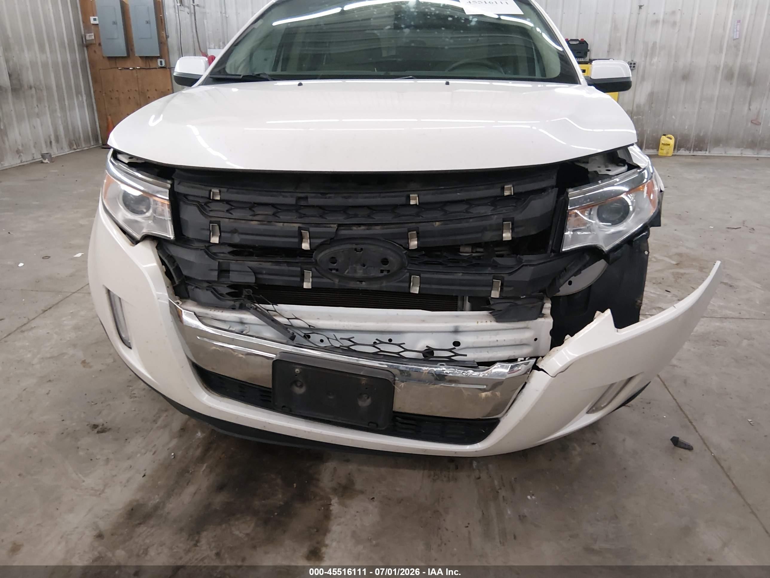 2013 Ford Edge Sel Белый vin: 2FMDK4JC9DBA25930