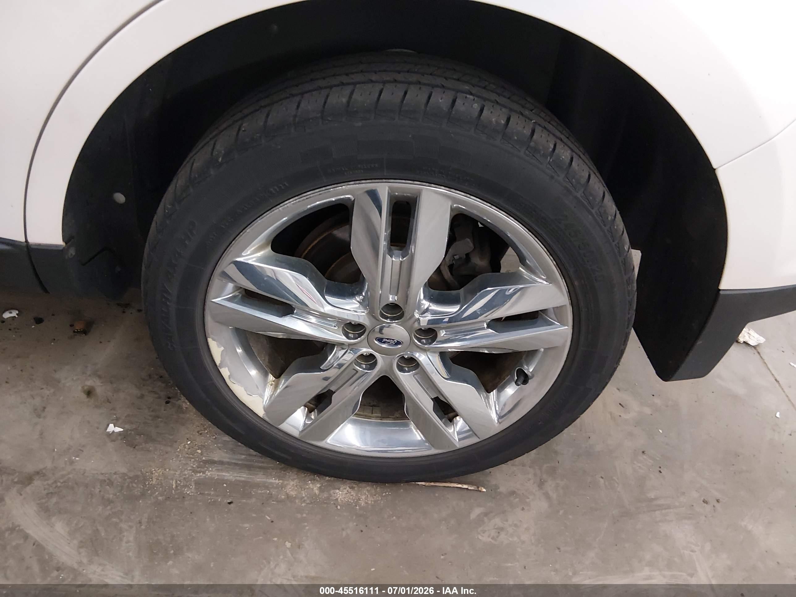 2013 Ford Edge Sel Белый vin: 2FMDK4JC9DBA25930