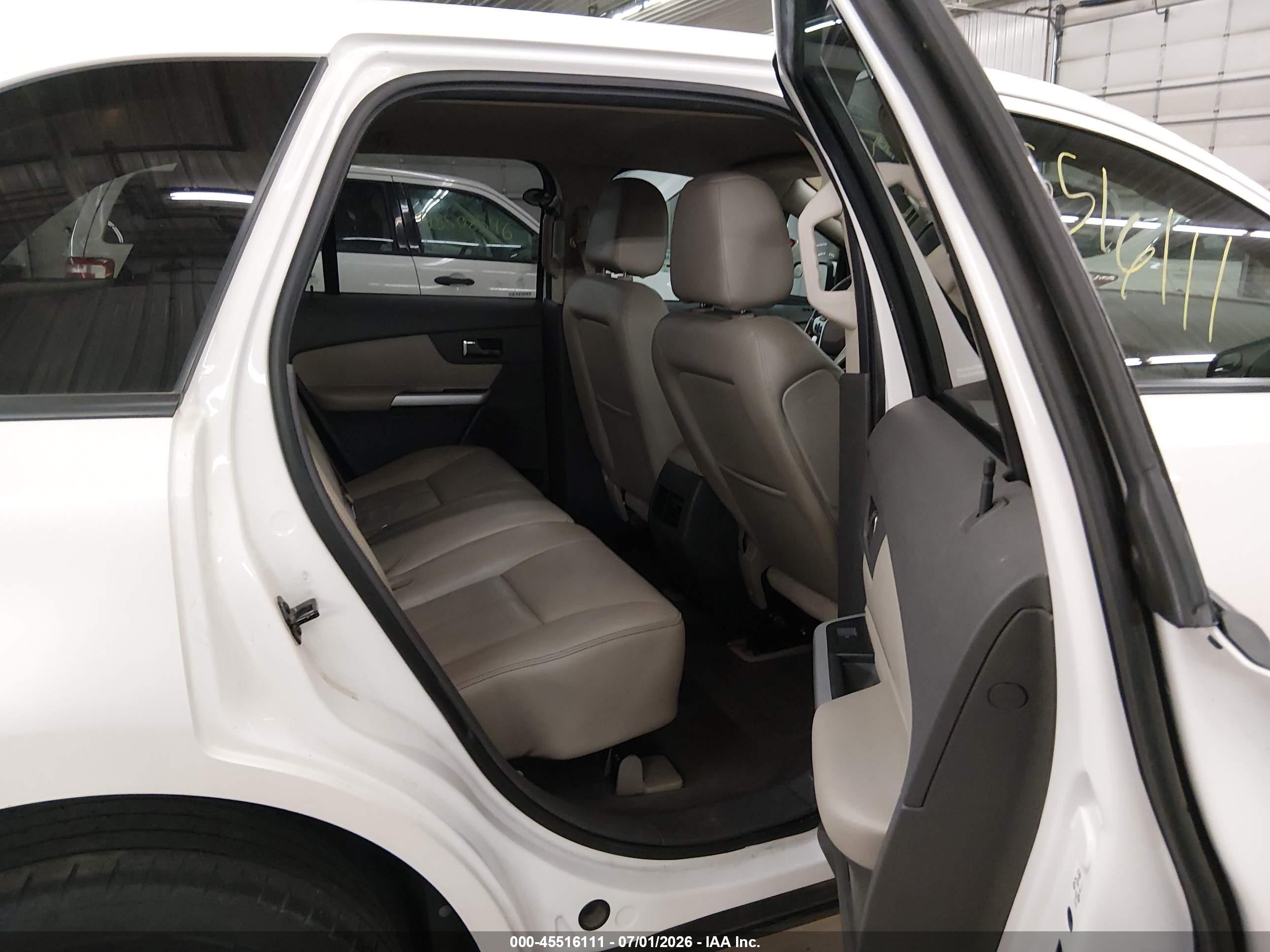 2013 Ford Edge Sel Белый vin: 2FMDK4JC9DBA25930