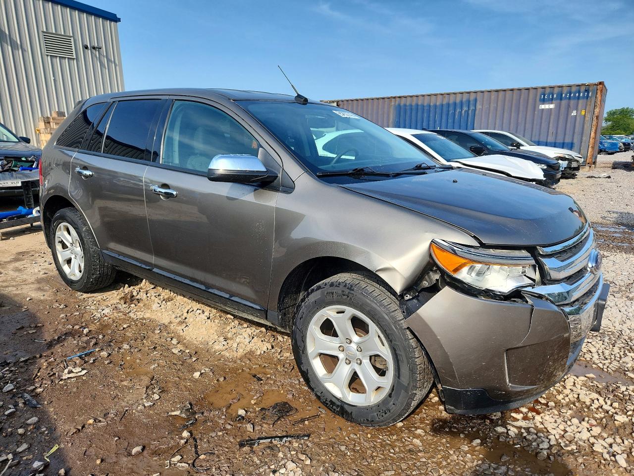 2013 Ford Edge Sel Gray vin: 2FMDK4JC9DBA27578