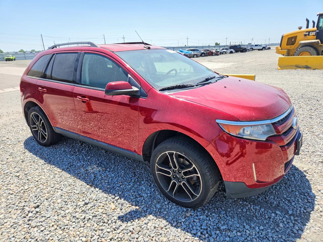 2013 Ford Edge Sel Red vin: 2FMDK4JC9DBA48284