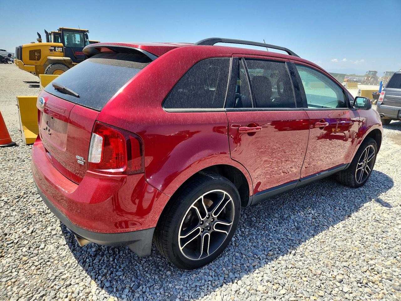 2013 Ford Edge Sel Red vin: 2FMDK4JC9DBA48284