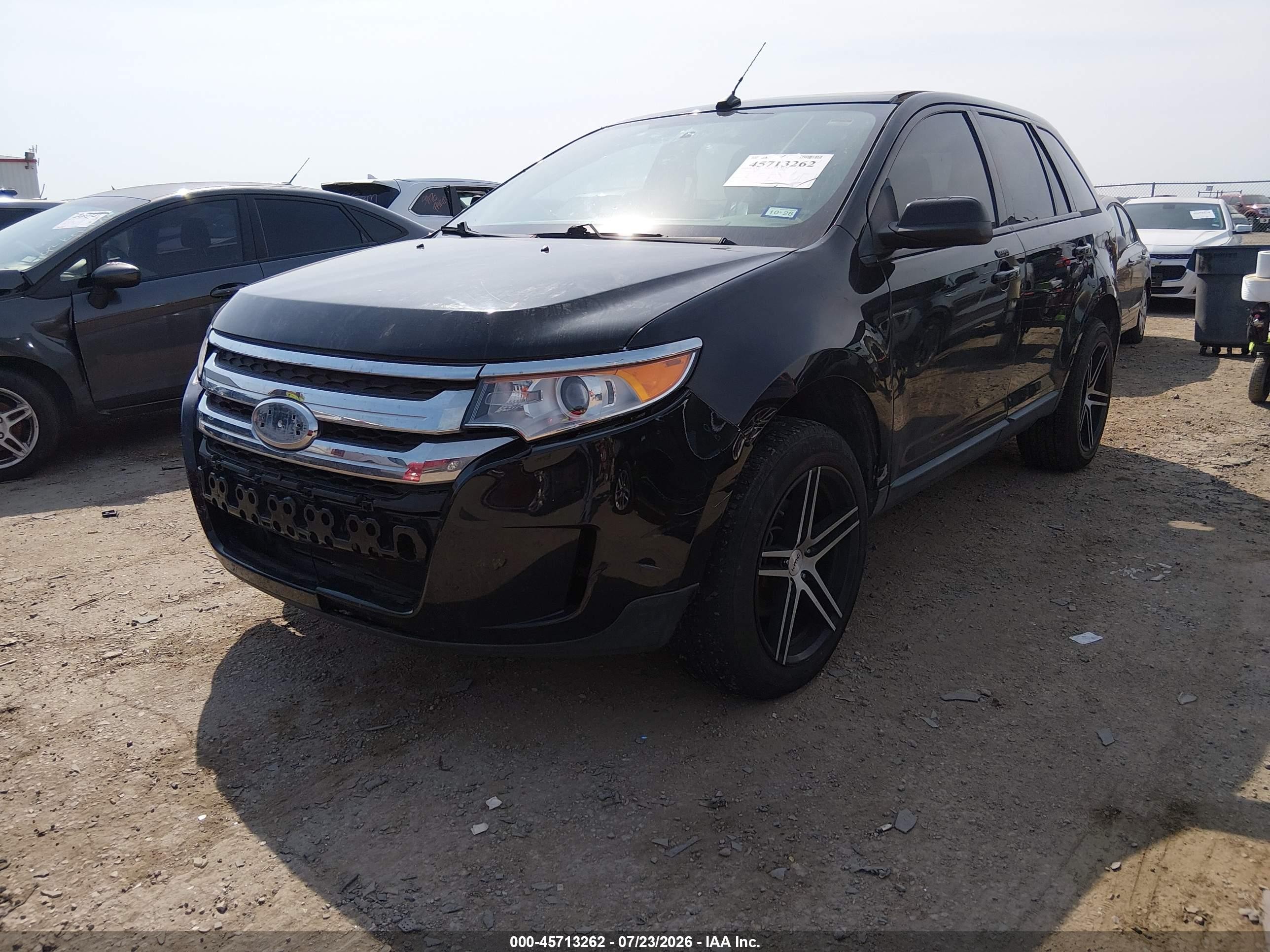 2013 Ford Edge Sel Black vin: 2FMDK4JC9DBA51024