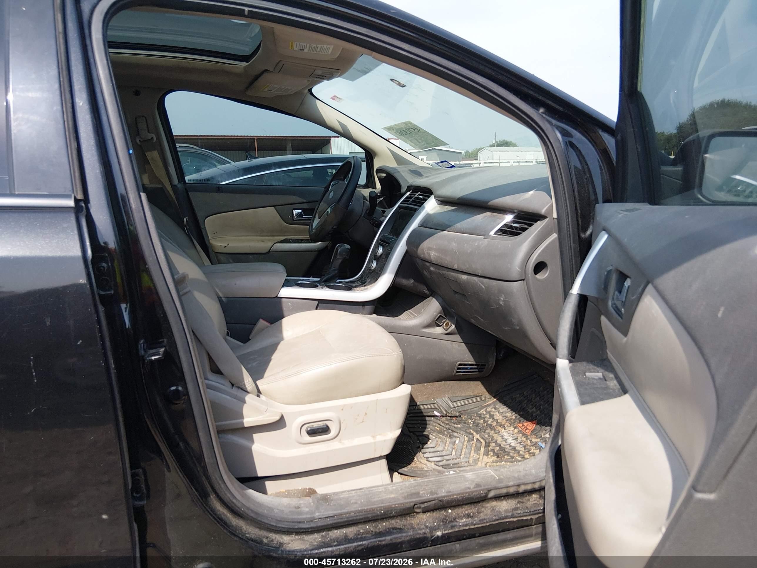 2013 Ford Edge Sel Black vin: 2FMDK4JC9DBA51024
