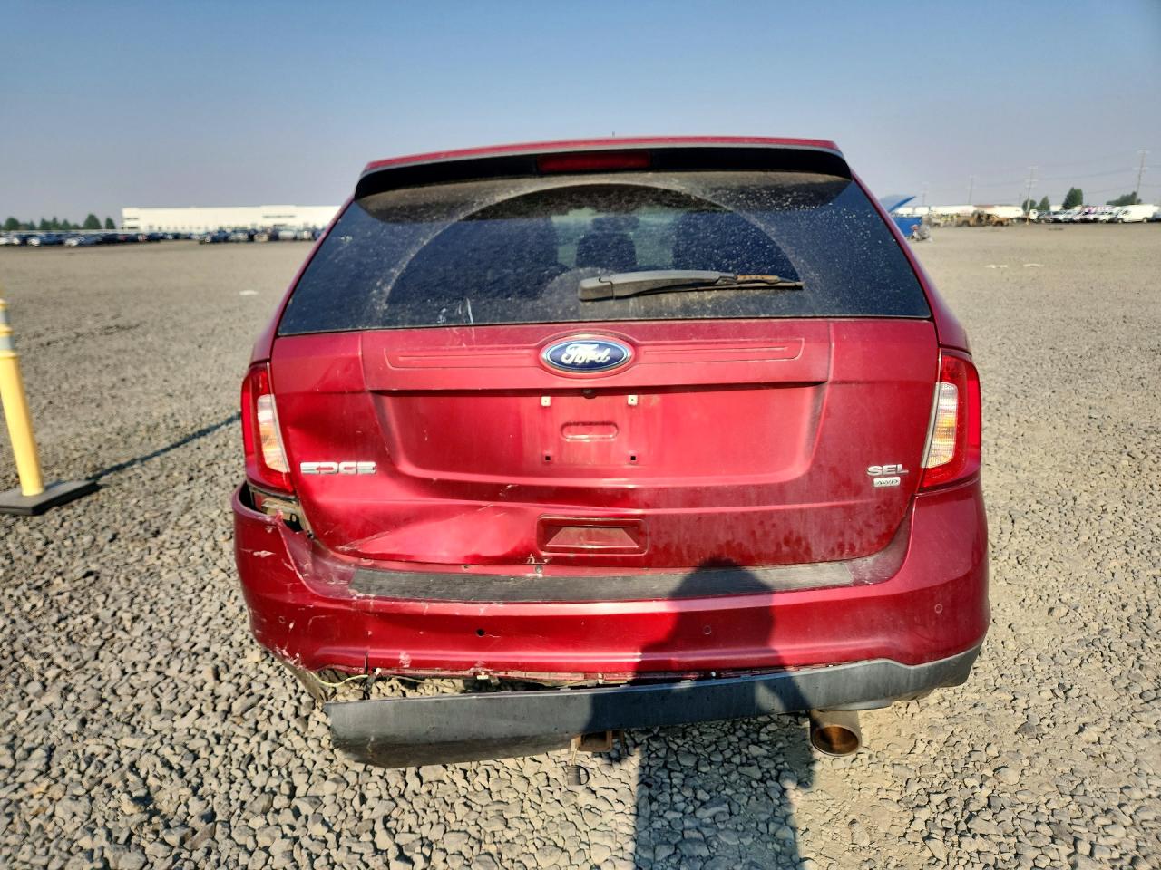 2013 Ford Edge Sel Maroon vin: 2FMDK4JC9DBA99154