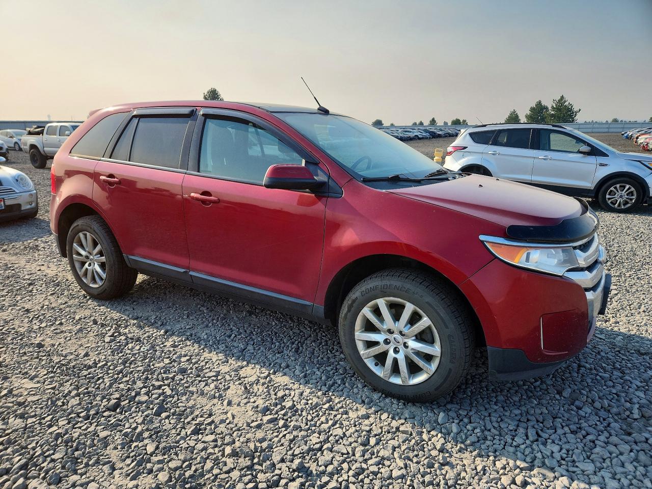 2013 Ford Edge Sel Maroon vin: 2FMDK4JC9DBA99154
