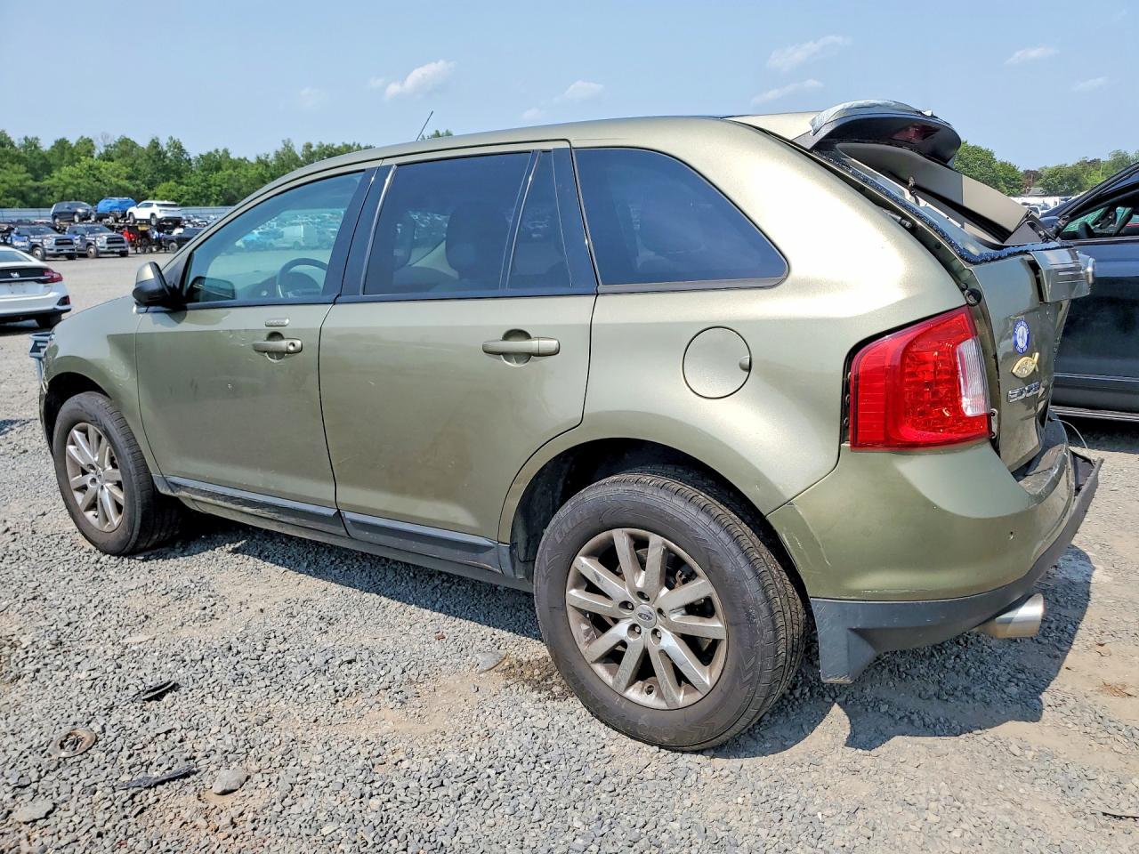 2013 Ford Edge Sel Green vin: 2FMDK4JC9DBB40768