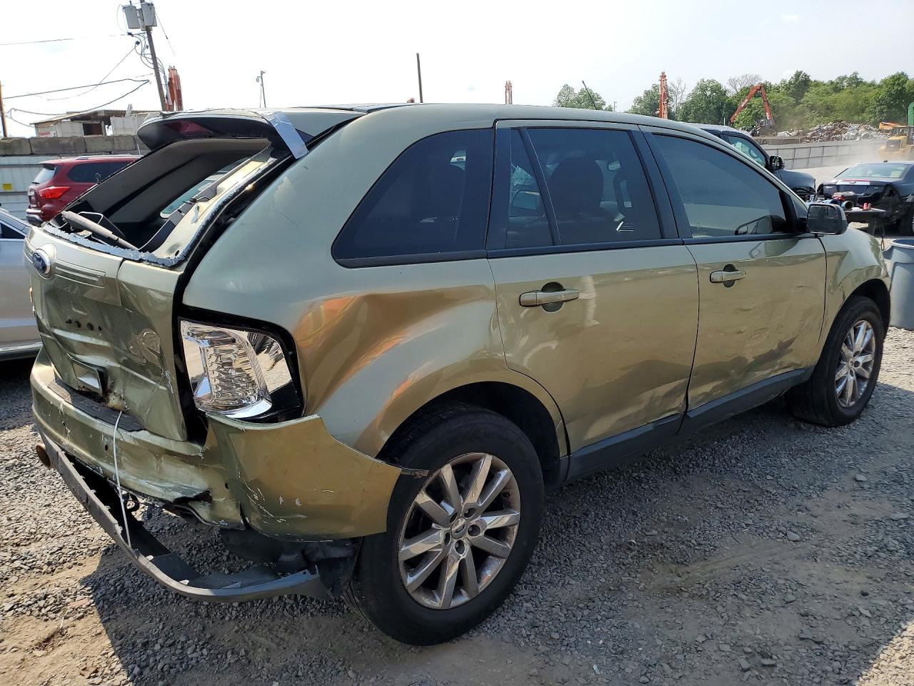 2013 Ford Edge Sel Green vin: 2FMDK4JC9DBB40768