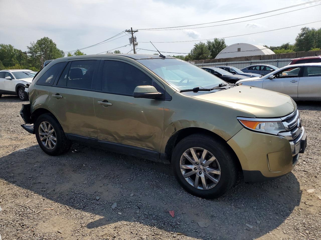 2013 Ford Edge Sel Green vin: 2FMDK4JC9DBB40768