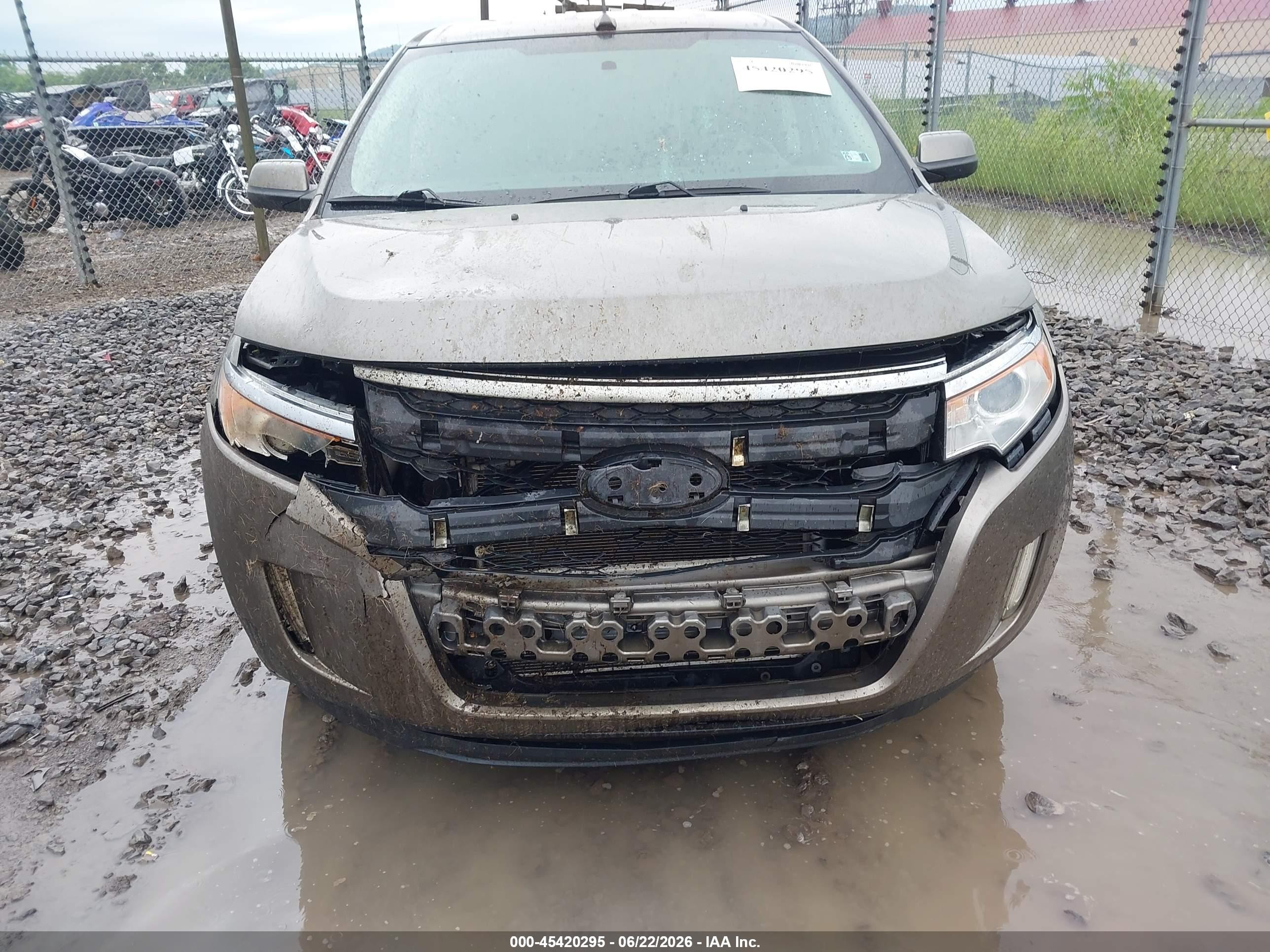 2013 Ford Edge Sel Brown vin: 2FMDK4JC9DBB42746