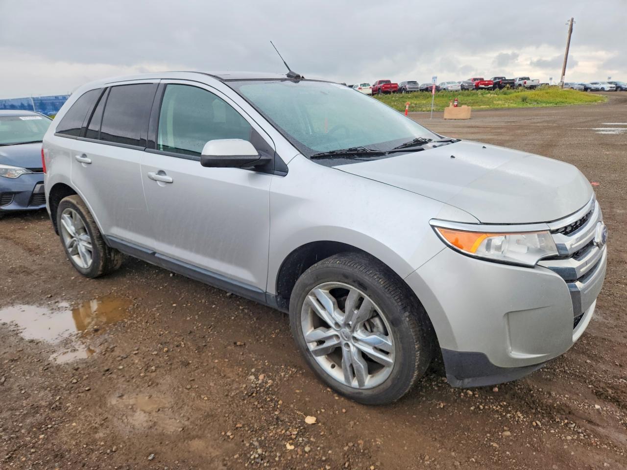 2013 Ford Edge Sel Silver vin: 2FMDK4JC9DBB48174