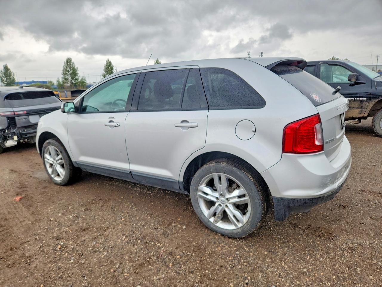 2013 Ford Edge Sel Silver vin: 2FMDK4JC9DBB48174