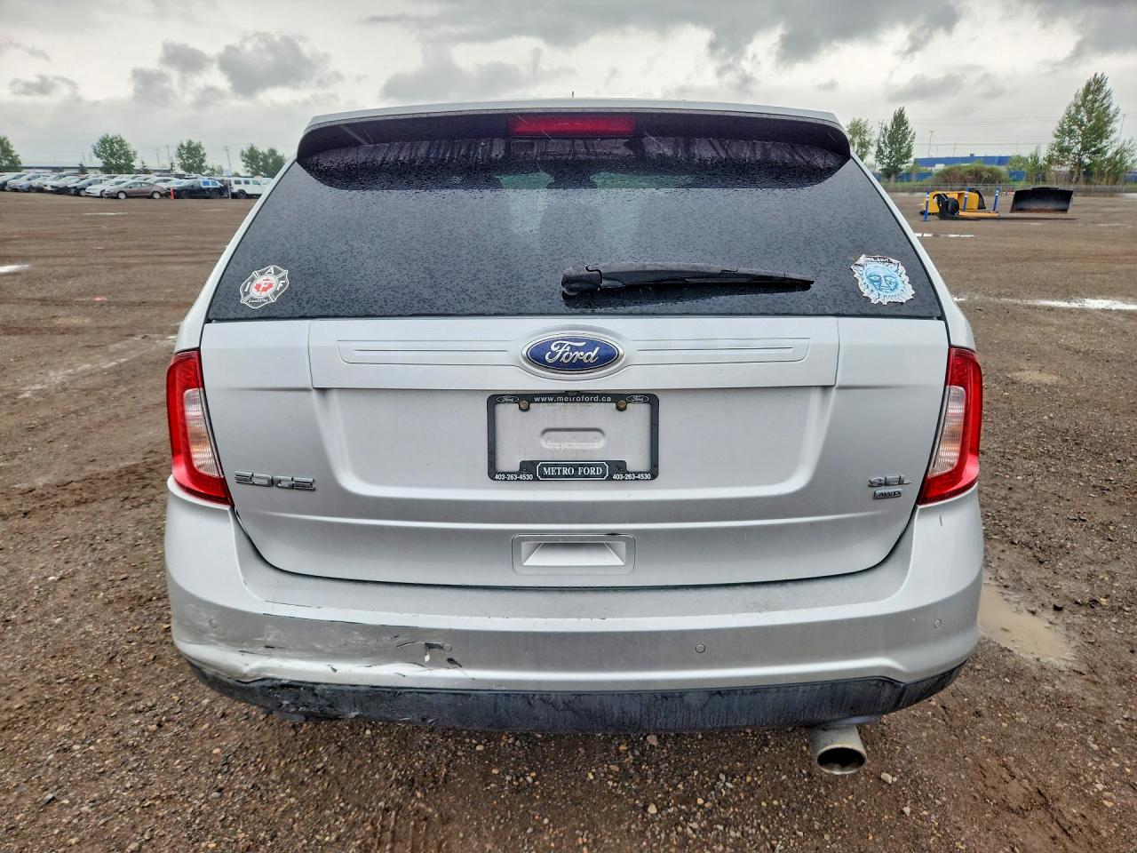 2013 Ford Edge Sel Silver vin: 2FMDK4JC9DBB48174