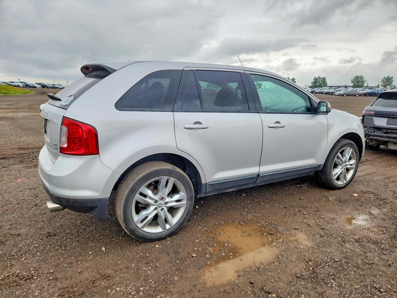 2013 Ford Edge Sel Silver vin: 2FMDK4JC9DBB48174