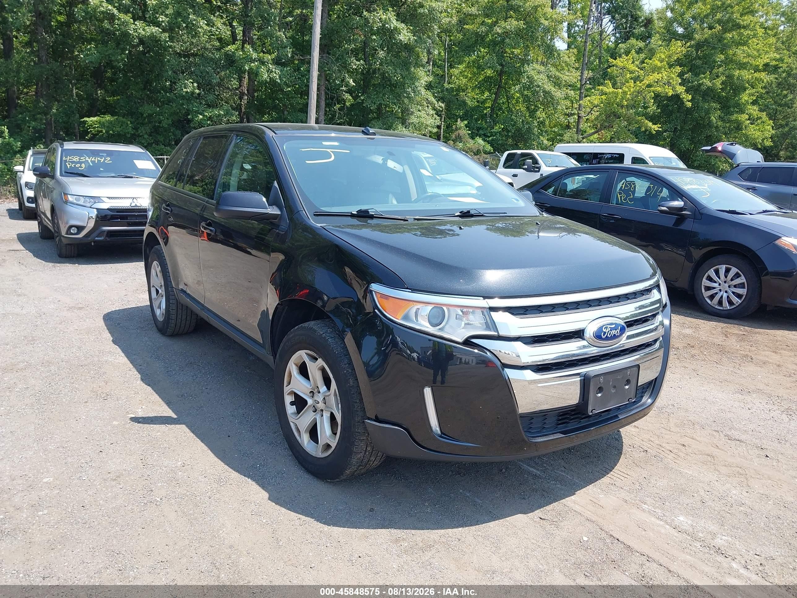 2013 Ford Edge Sel Black vin: 2FMDK4JC9DBB68859